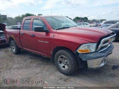 2012 RAM 1500 TRADESMAN, красный — VIN 1C6RD7FP2CS260568, IAAI