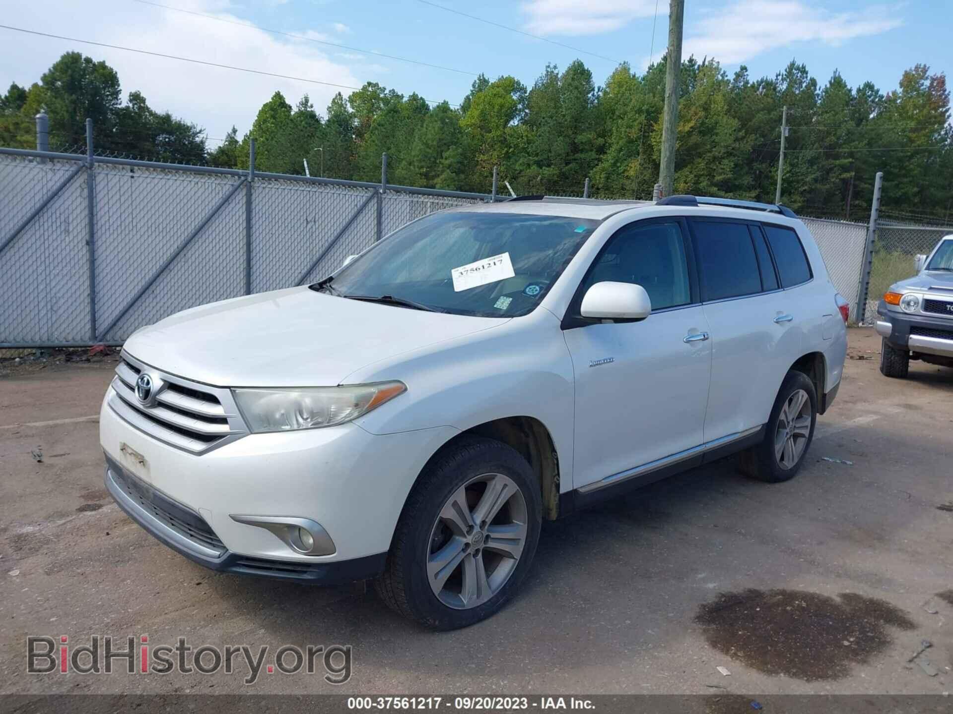 2012 TOYOTA HIGHLANDER - VIN: 5TDDK3EH5CS134869 - Фото 2