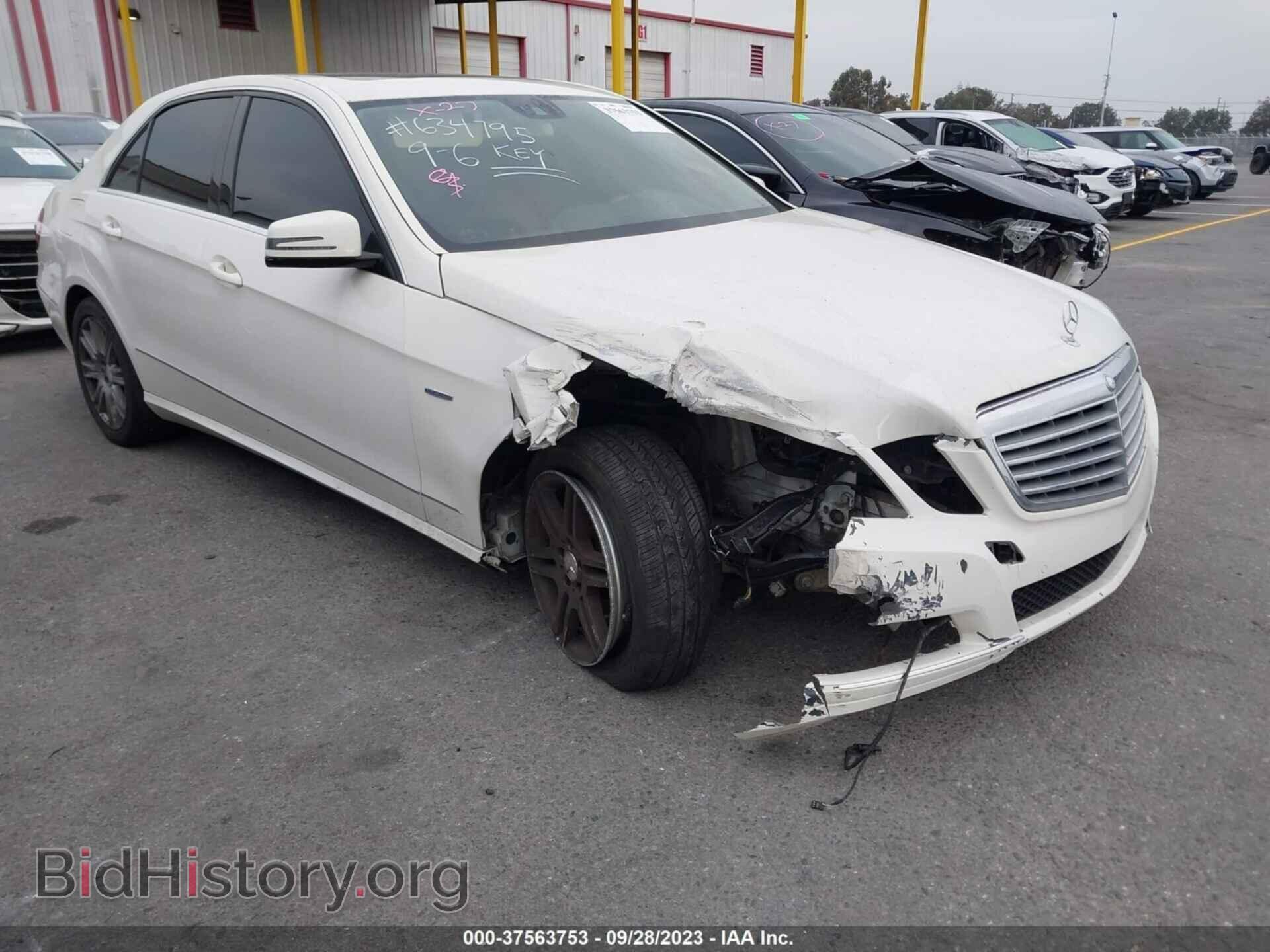Photo WDDHF5KB6CA525940 - MERCEDES-BENZ E-CLASS 2012