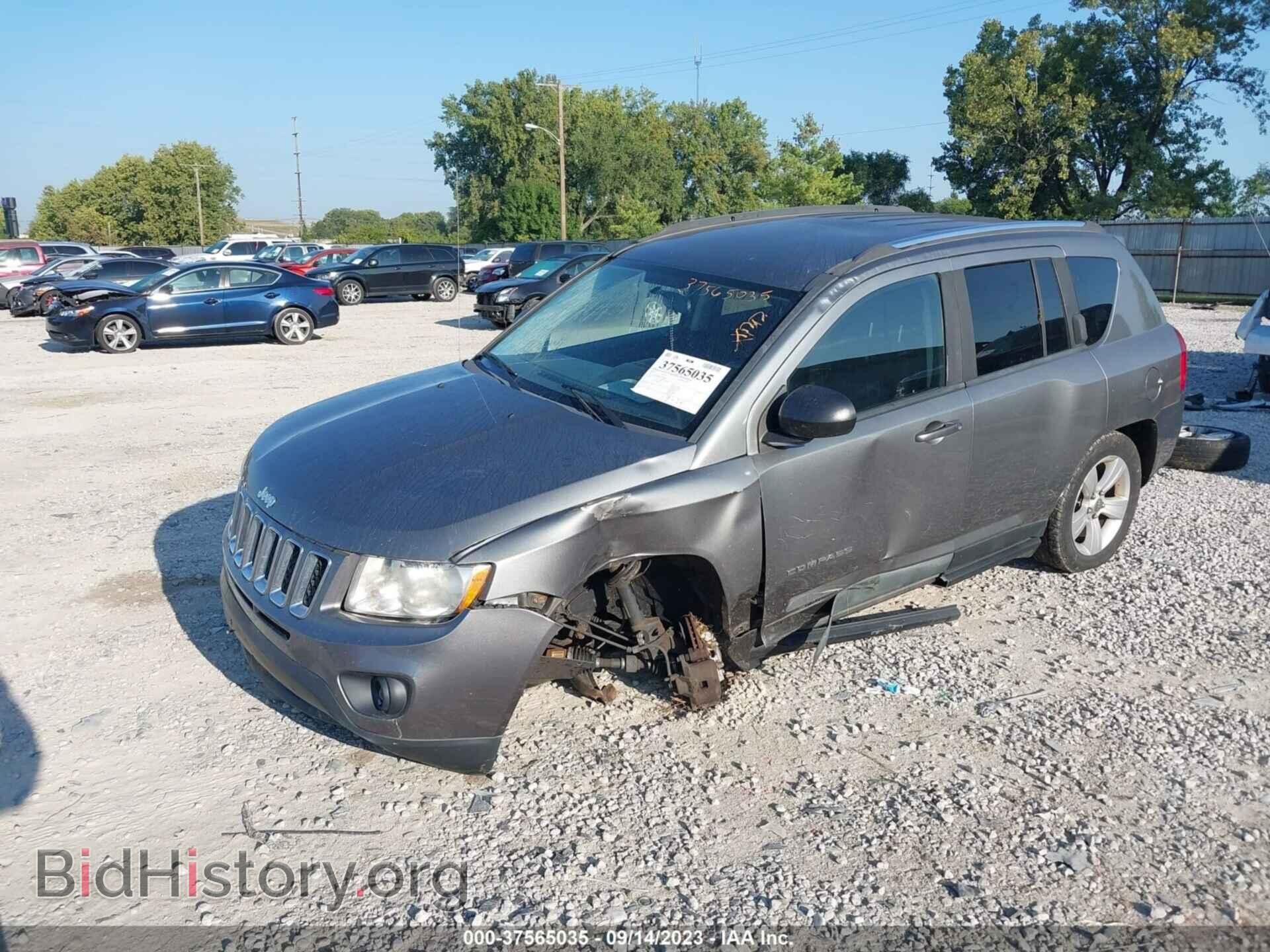 2012 JEEP COMPASS - VIN: 1C4NJDBB7CD520508 - Фото 2