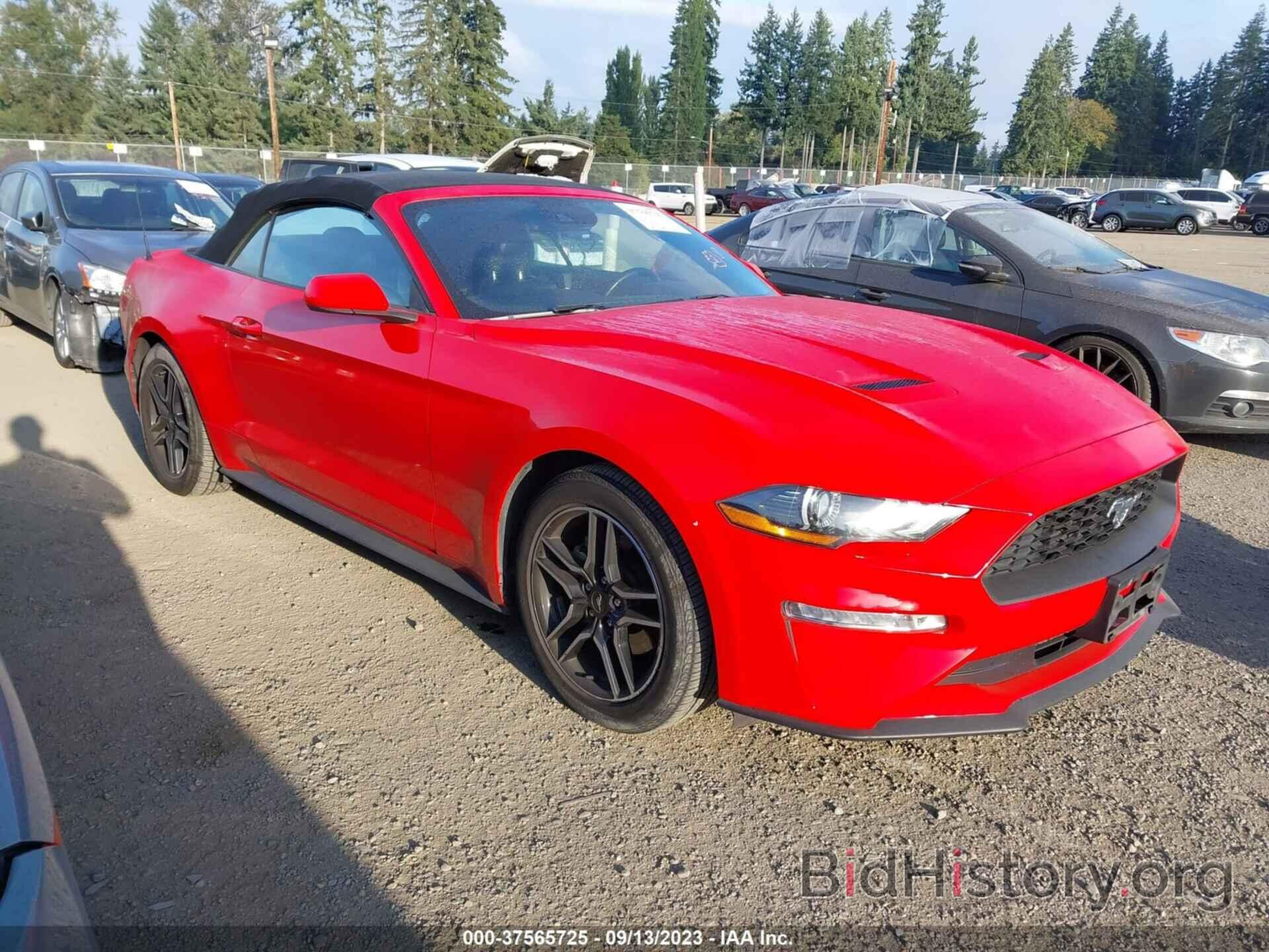 Photo 1FATP8UH2M5101269 - FORD MUSTANG 2021