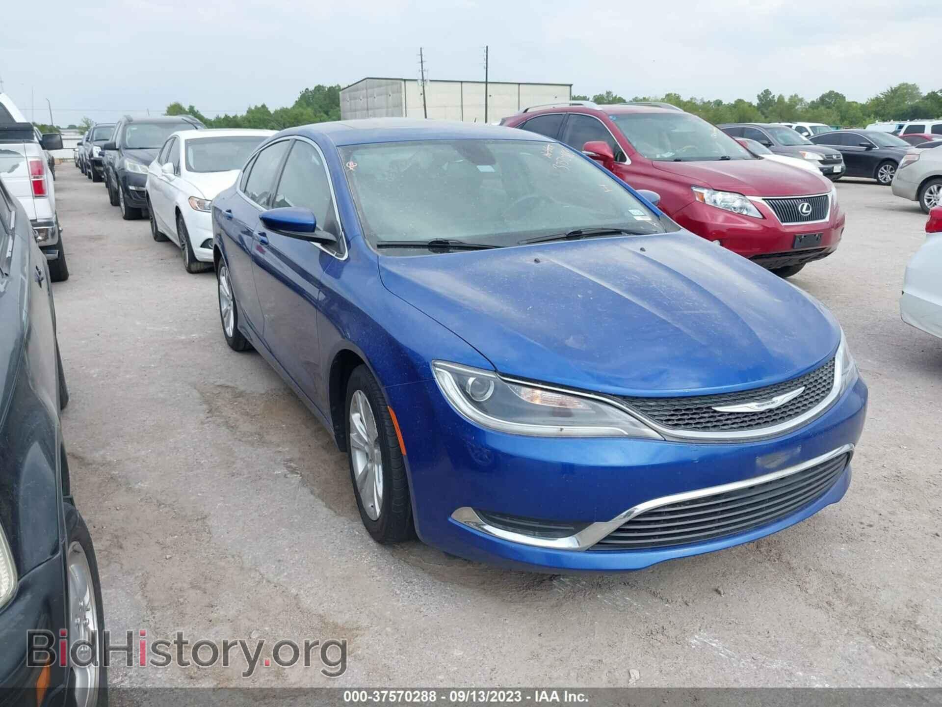 Фотография 1C3CCCAB0FN684862 - CHRYSLER 200 2015