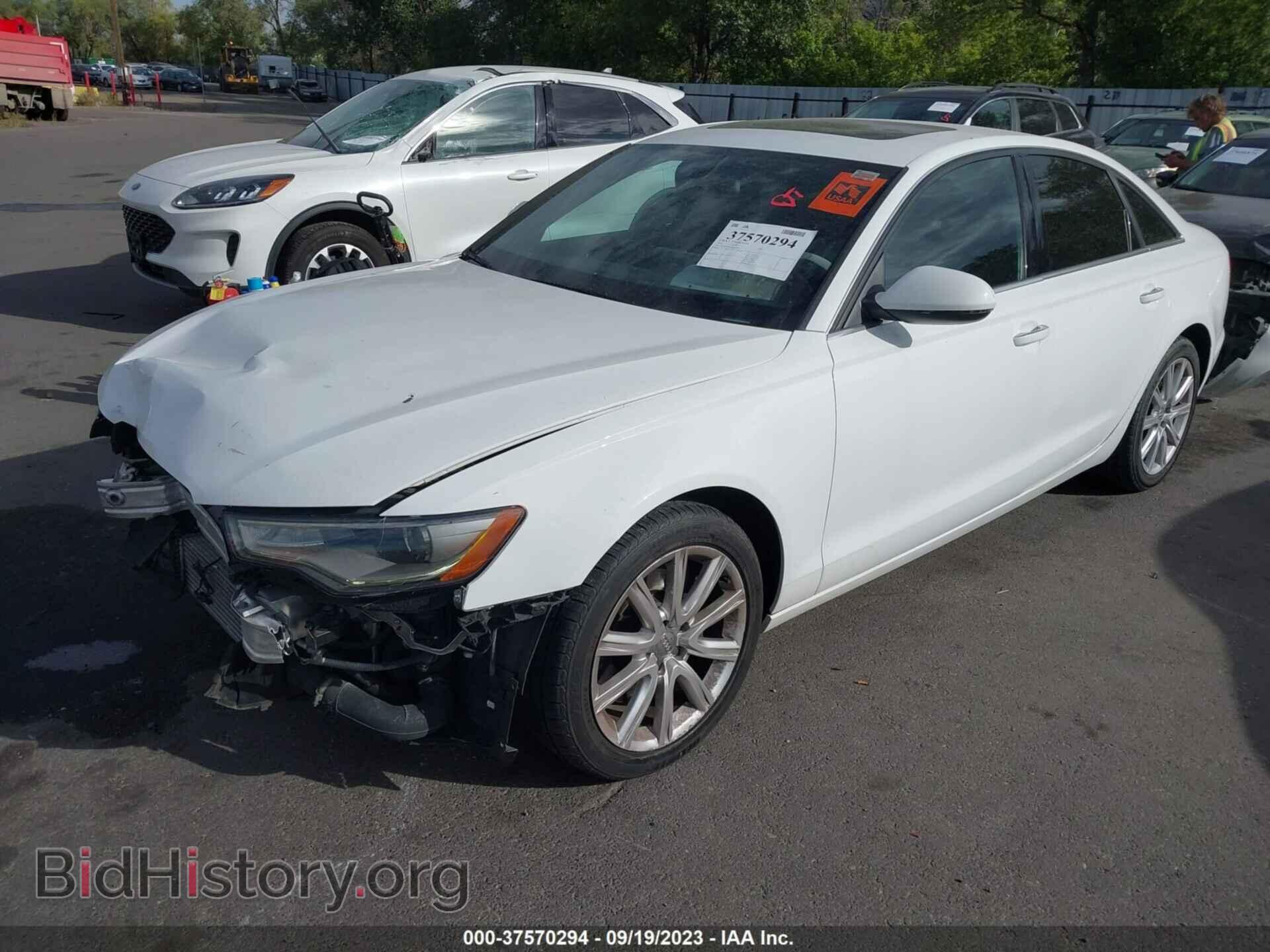 2014 AUDI A6 - VIN: WAUGFAFC4EN019856 - Фото 2