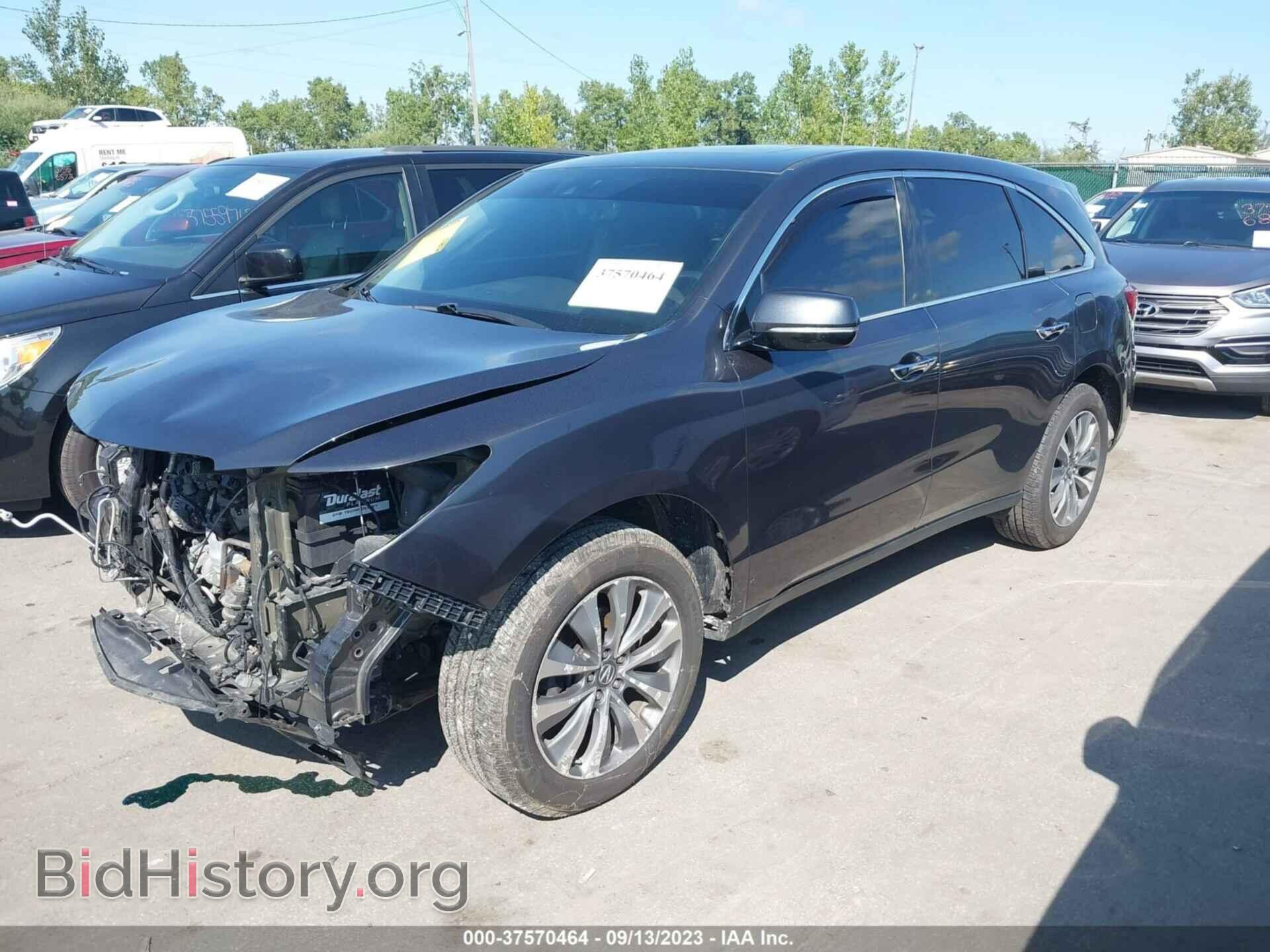 2015 ACURA MDX - VIN: 5FRYD4H44FB029192 - Фото 2