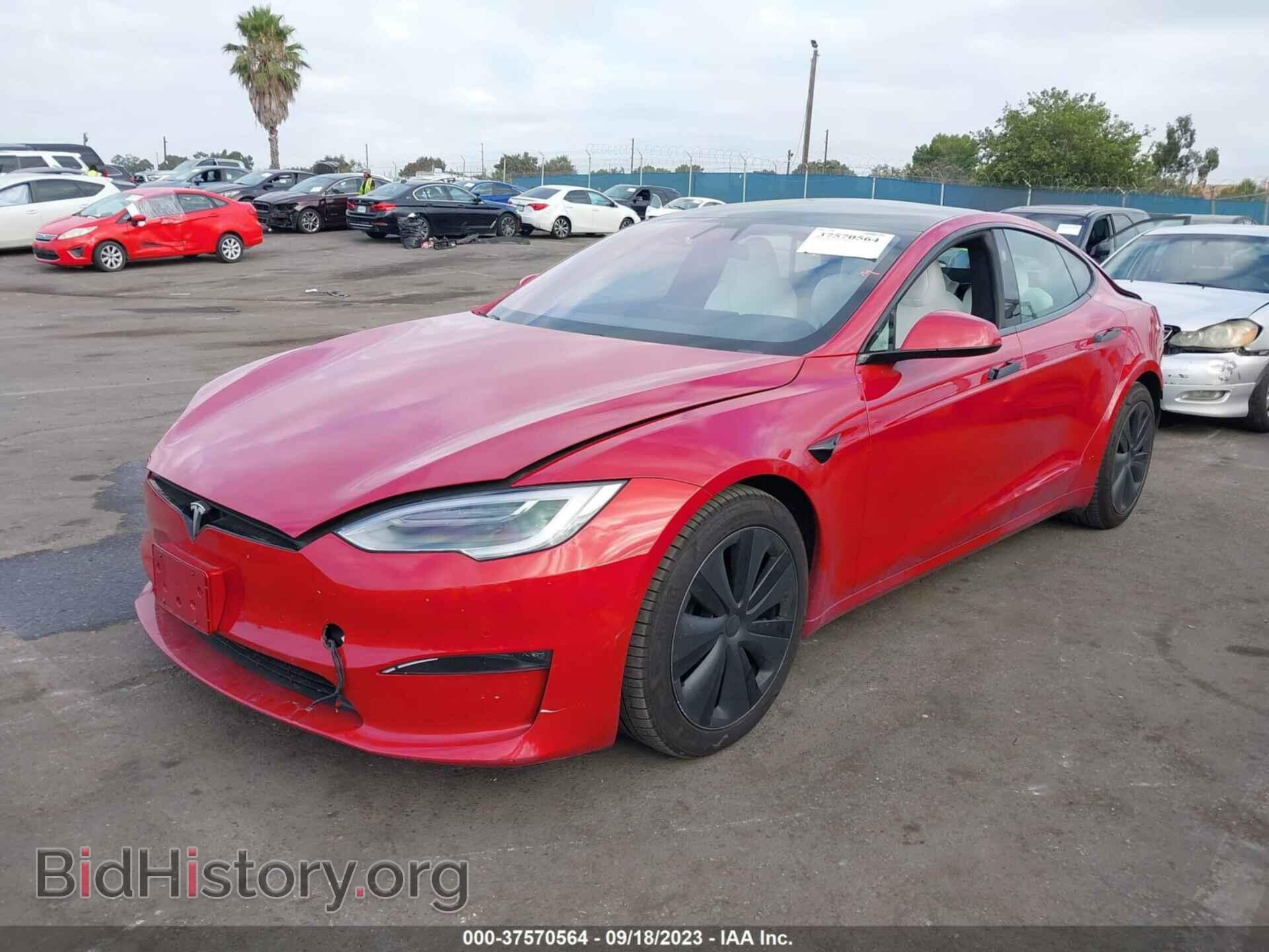 2022 TESLA MODEL S - VIN: 5YJSA1E56NF468520 - Photo 2