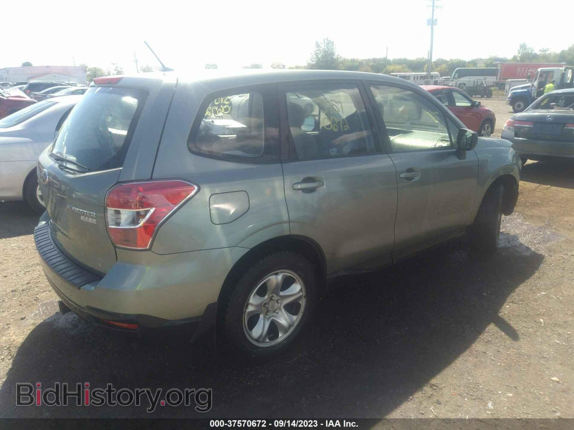 2014 SUBARU FORESTER - VIN: JF2SJAAC8EH480108 - Фото 4