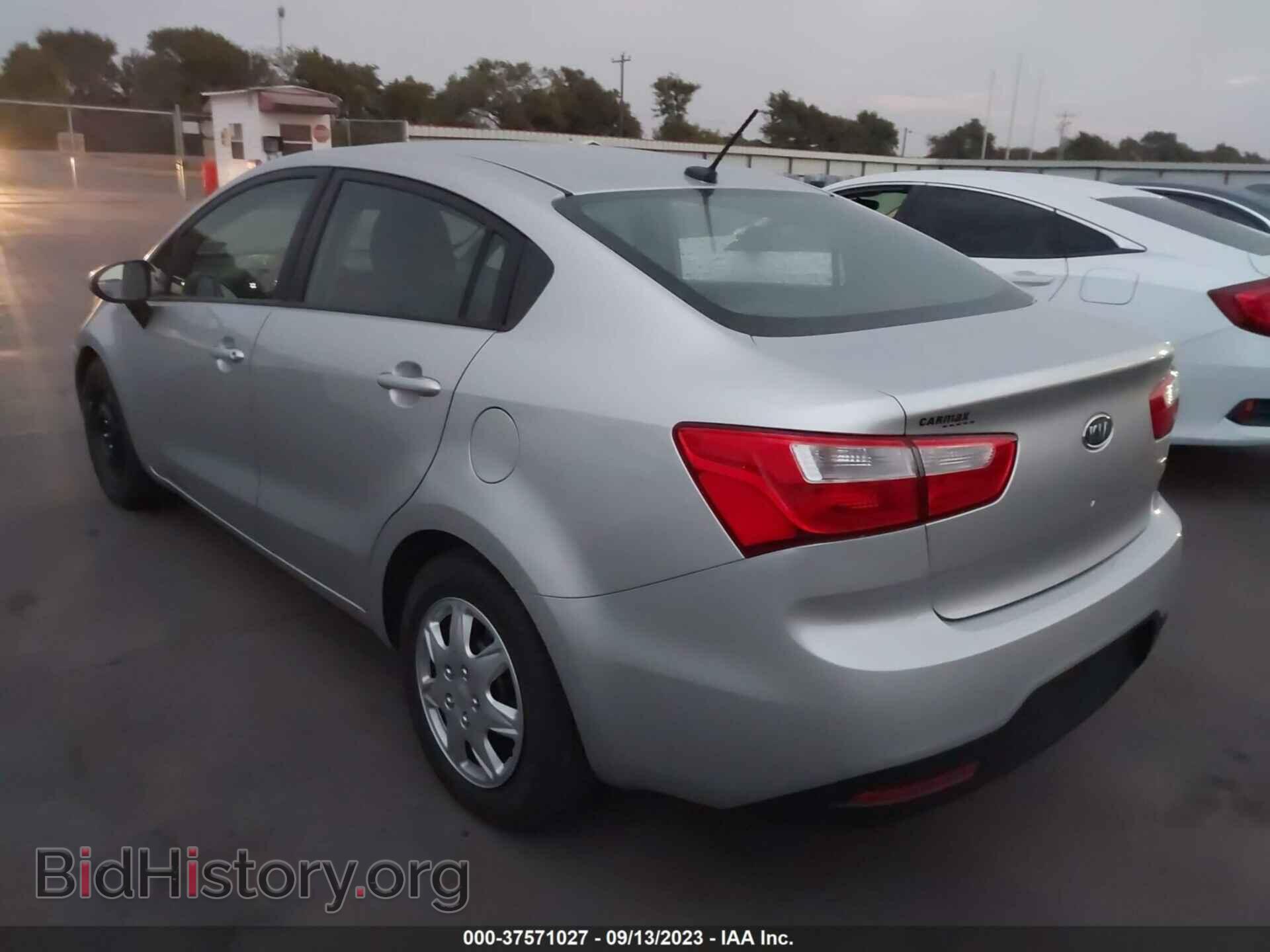 2012 KIA RIO - VIN: KNADM4A39C6051906 - Фото 3