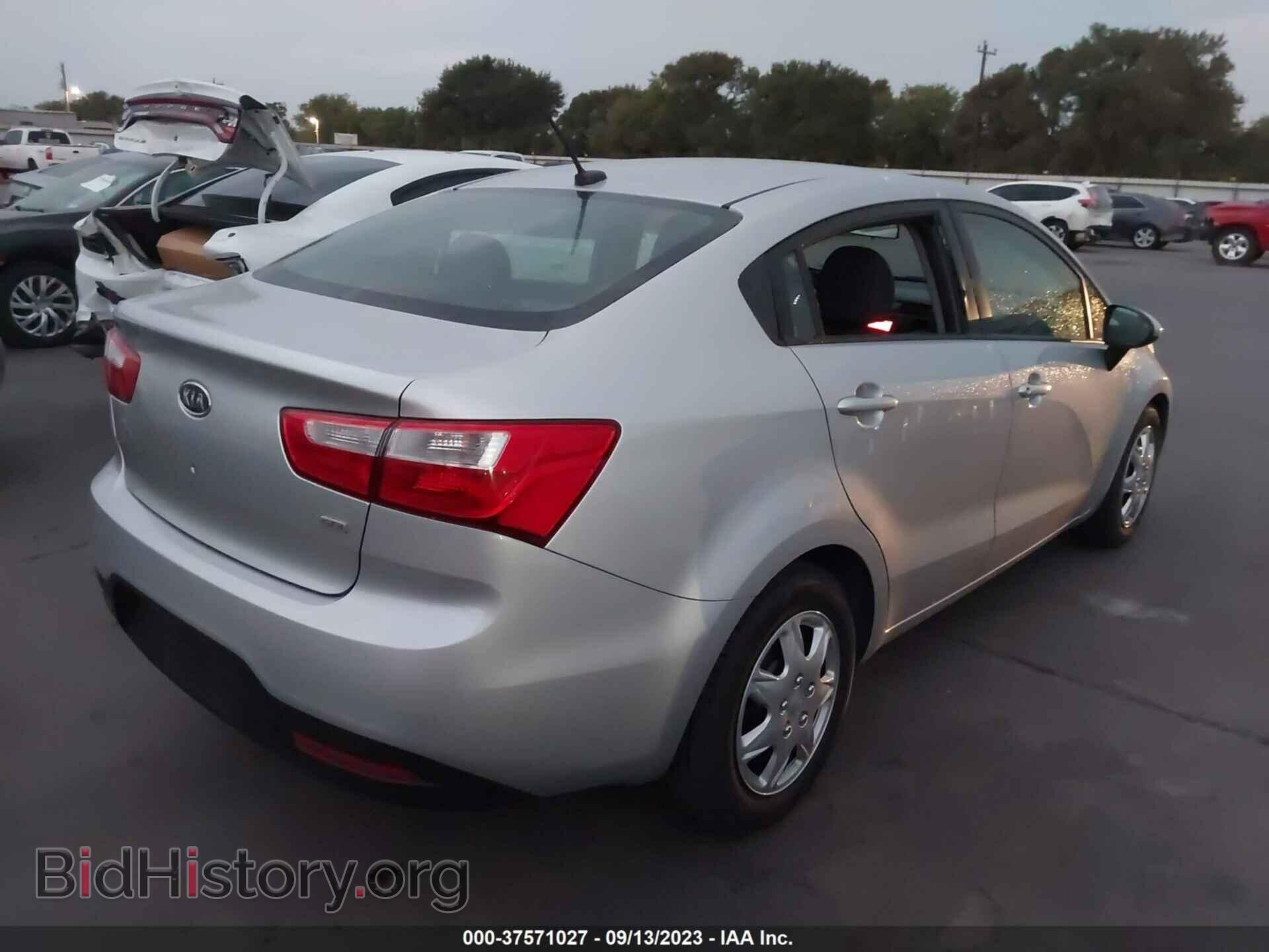 2012 KIA RIO - VIN: KNADM4A39C6051906 - Фото 4