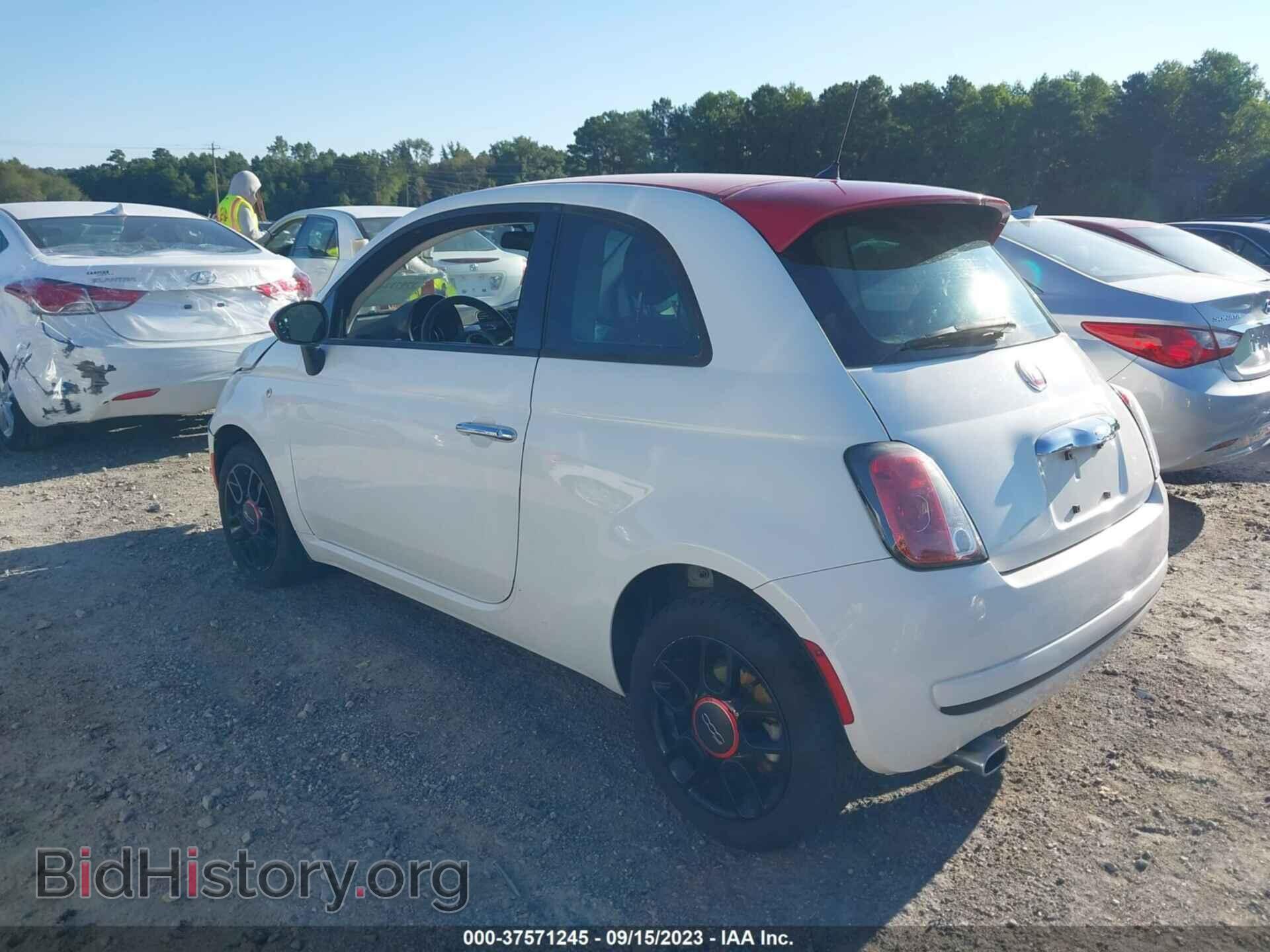 2015 FIAT 500 - VIN: 3C3CFFAR0FT612582 - Фото 3