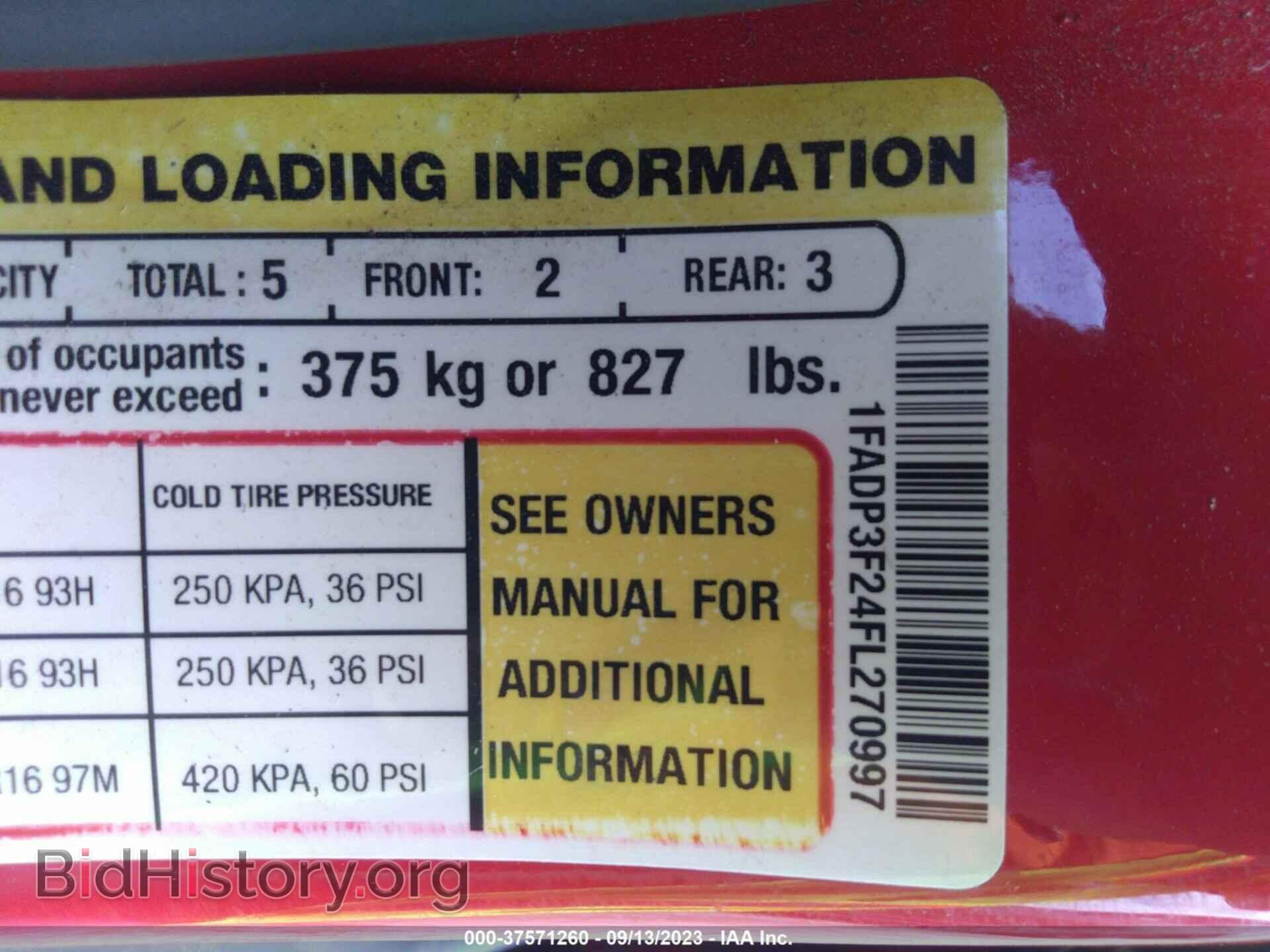 2015 FORD FOCUS - VIN: 1FADP3F24FL270997 - Фото 9