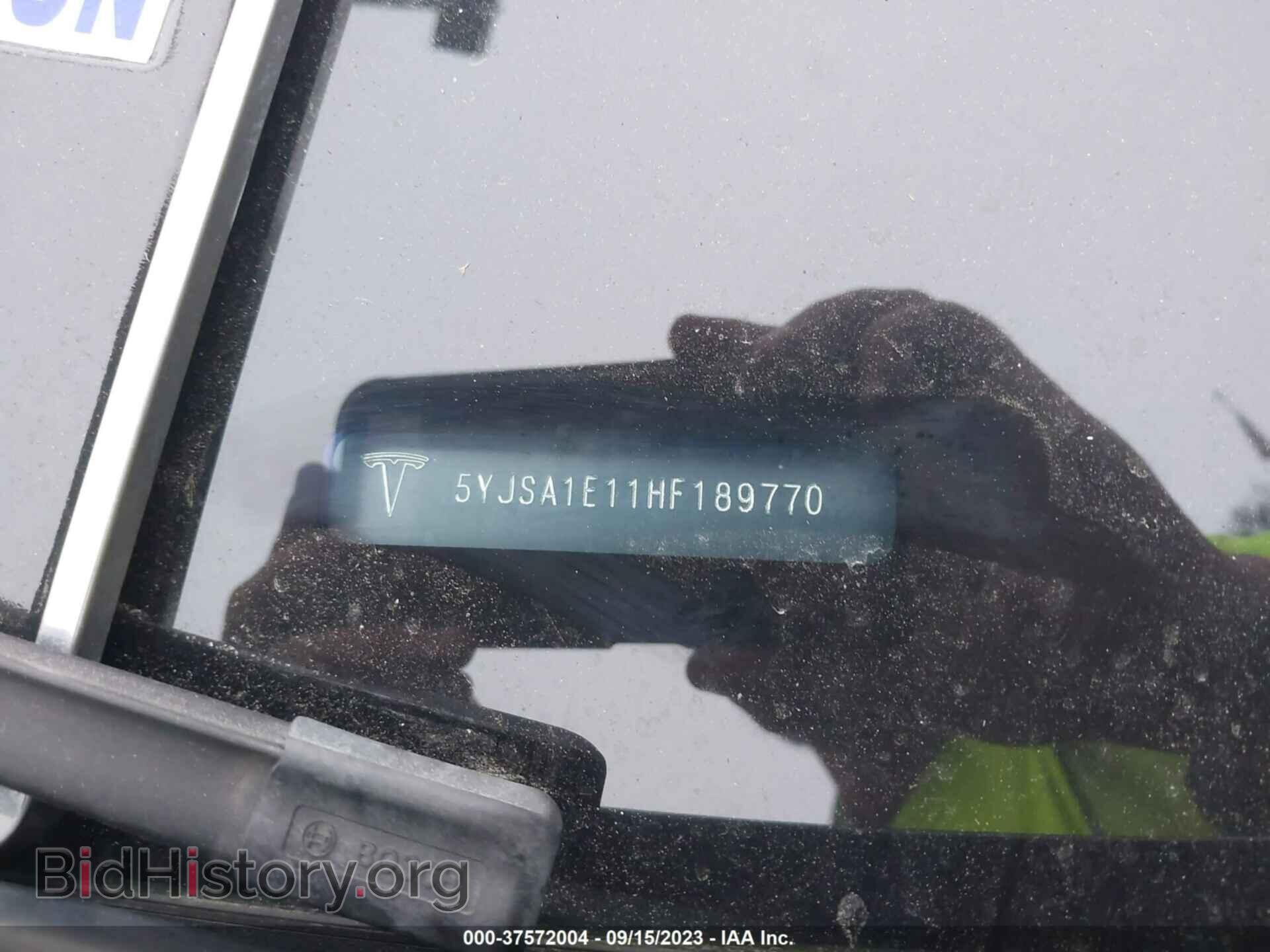 2017 TESLA MODEL S - VIN: 5YJSA1E11HF189770 - Фото 9