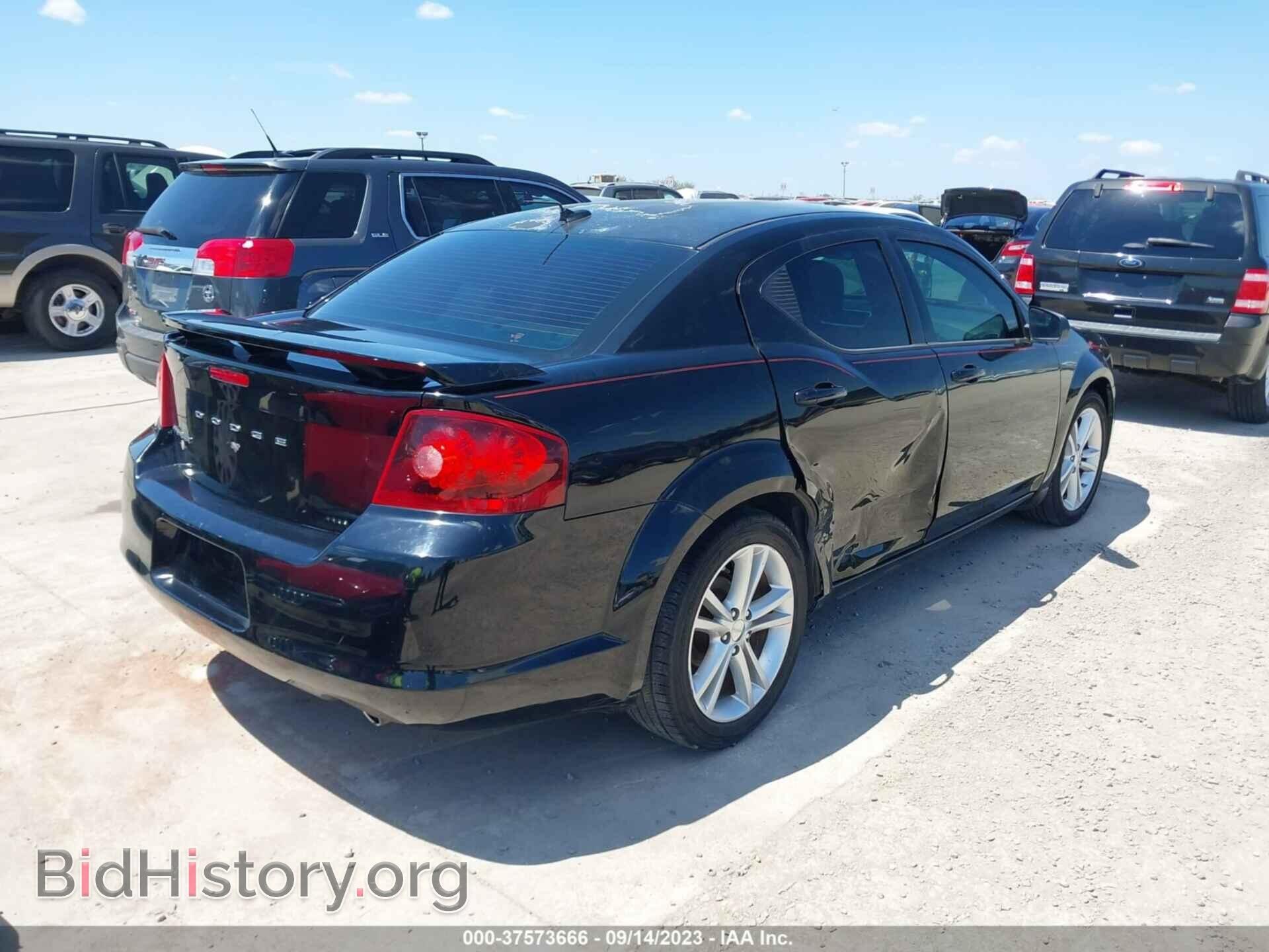 2012 DODGE AVENGER - VIN: 1C3CDZAG0CN254823 - Фото 4