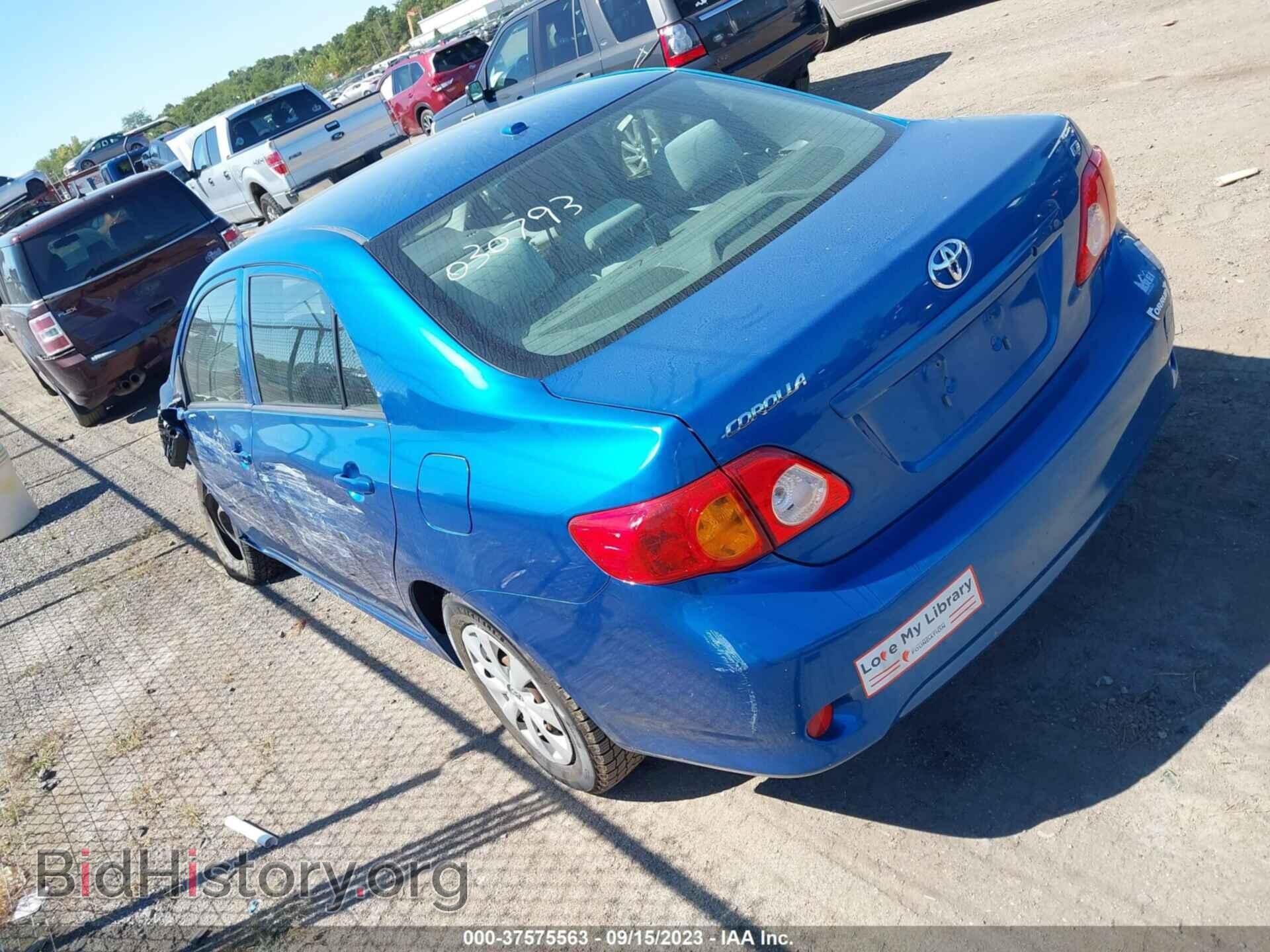 2009 TOYOTA COROLLA - VIN: JTDBL40E89J030793 - Фото 3