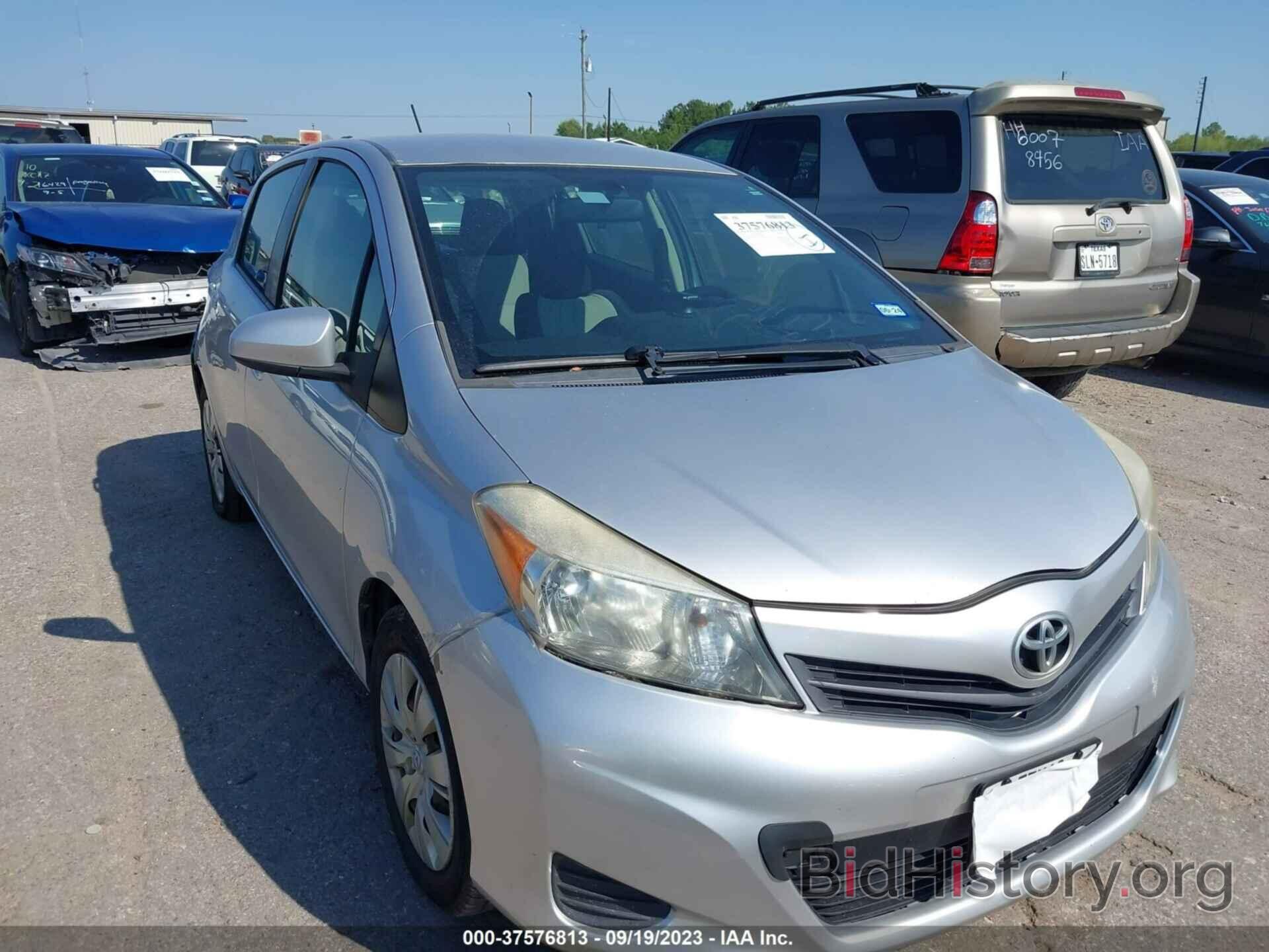 Photo JTDKTUD34CD519660 - TOYOTA YARIS 2012