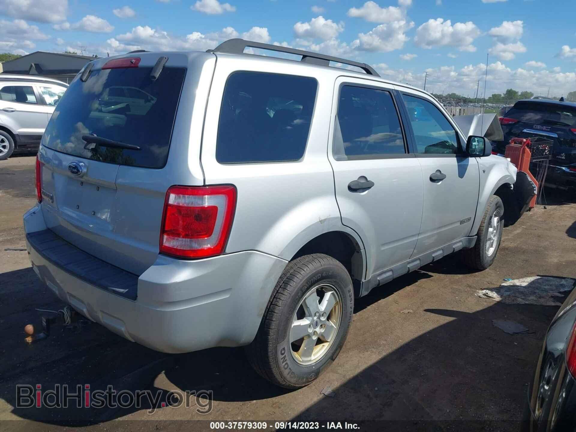 2008 FORD ESCAPE - VIN: 1FMCU03148KE21317 - Фото 4