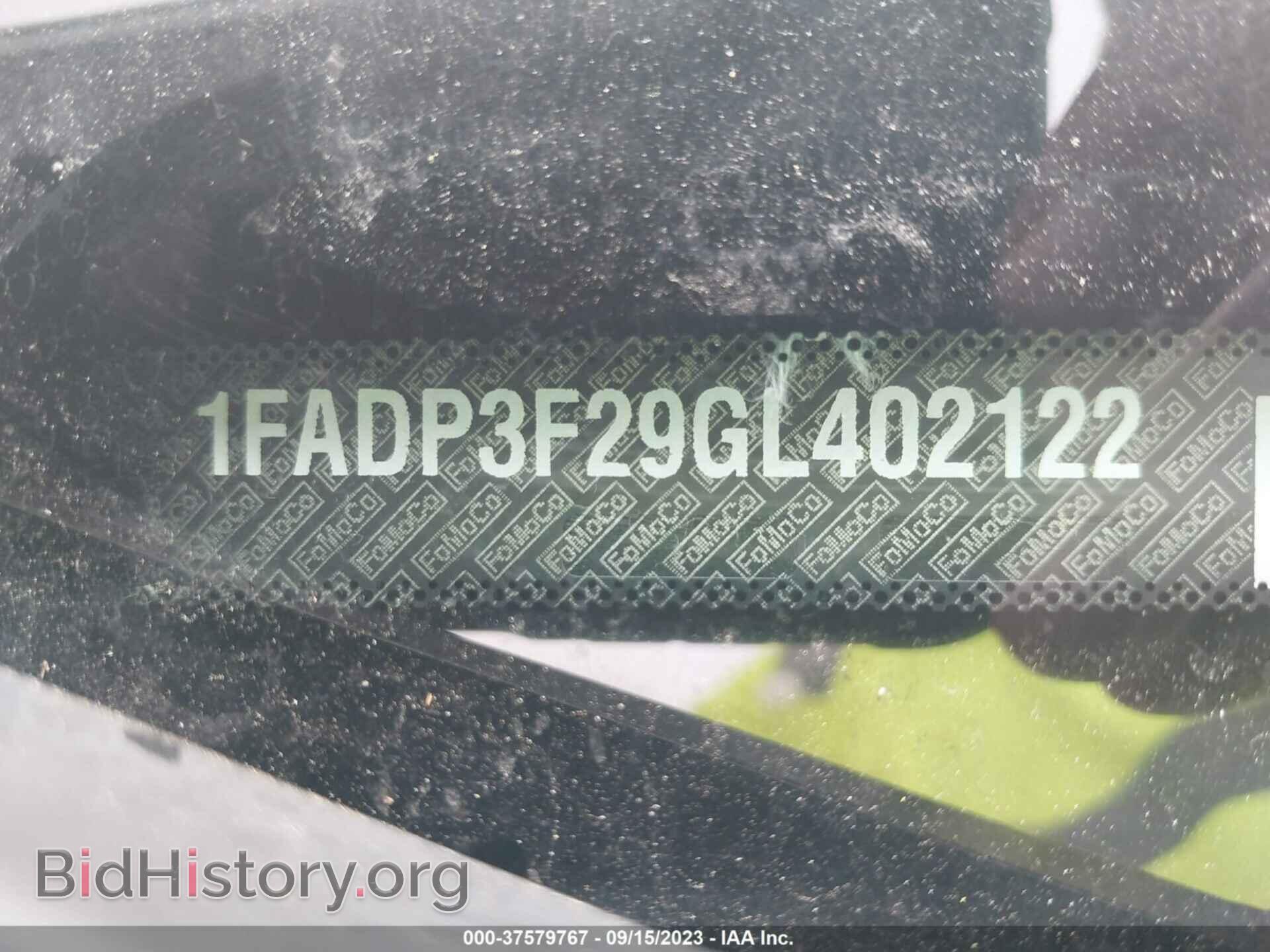 2016 FORD FOCUS - VIN: 1FADP3F29GL402122 - Фото 9