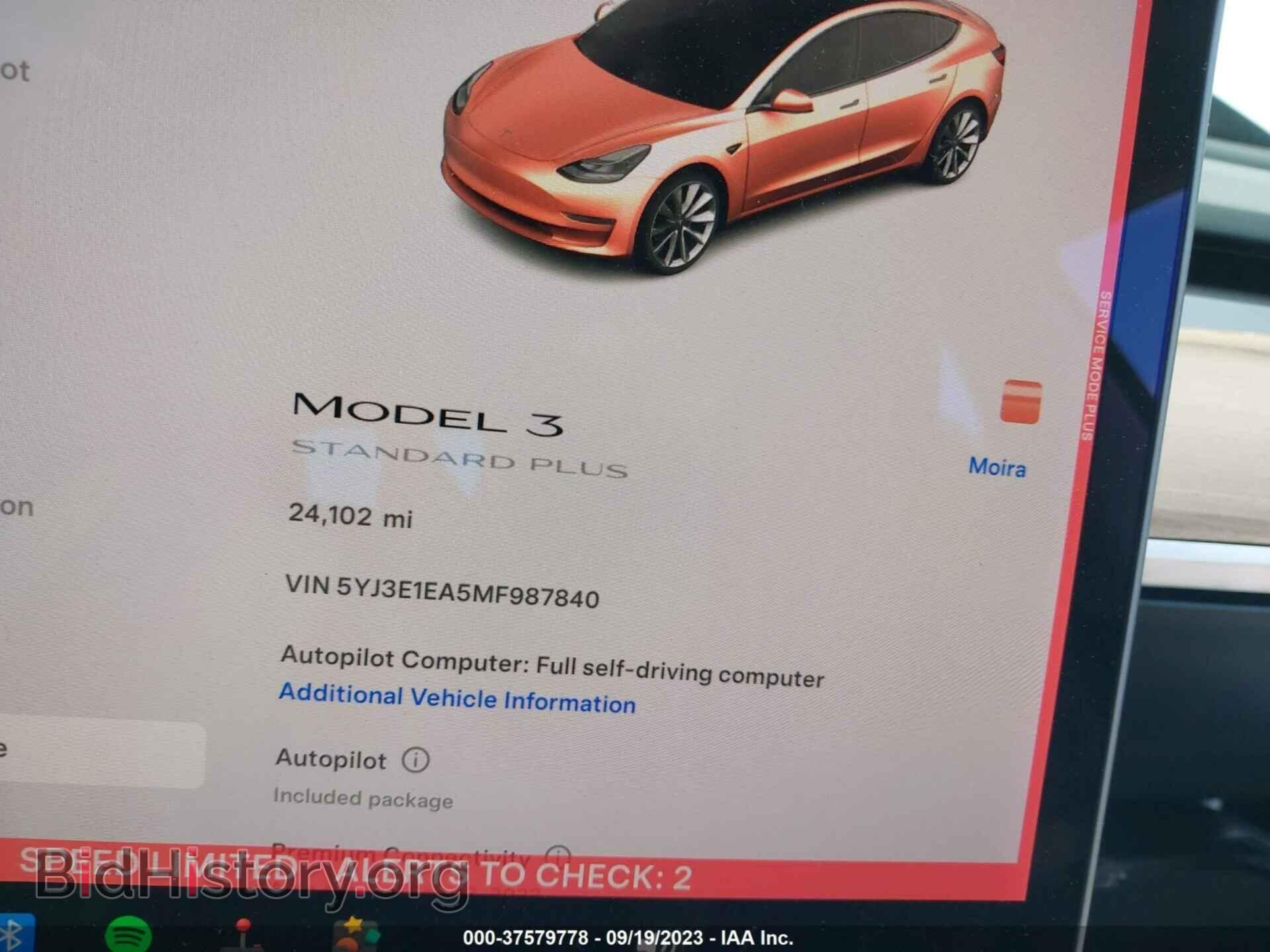 2021 TESLA MODEL 3 - VIN: 5YJ3E1EA5MF987840 - Photo 7