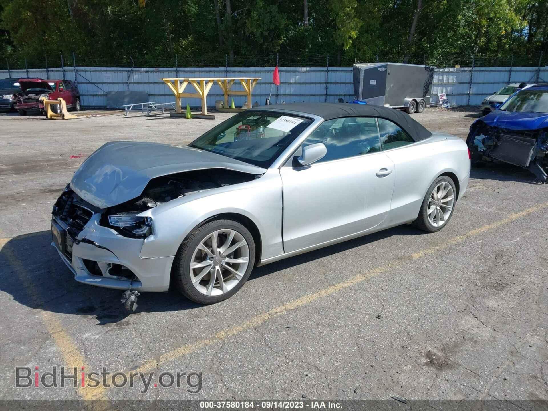2013 AUDI A5 - VIN: WAULFAFH9DN000924 - Photo 2