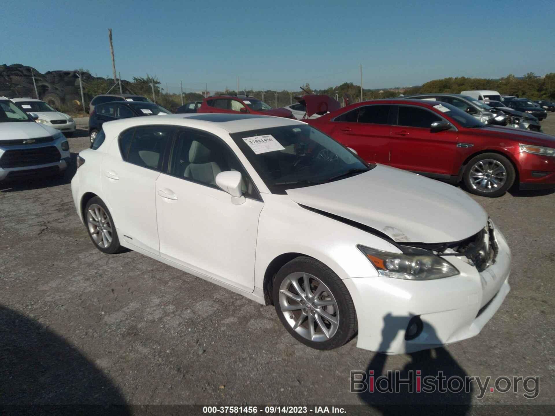 Photo JTHKD5BH5C2113852 - LEXUS CT 200H 2012