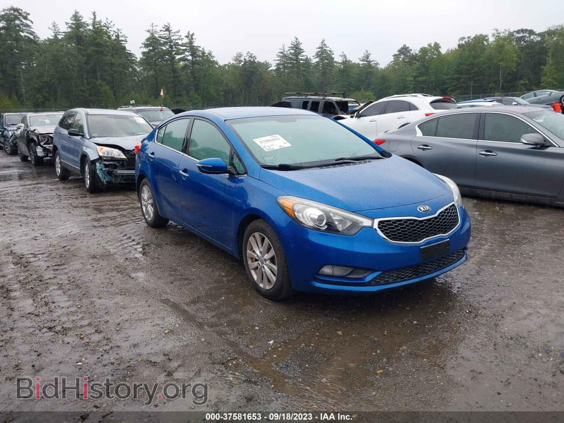 Photo KNAFX4A82E5118916 - KIA FORTE 2014