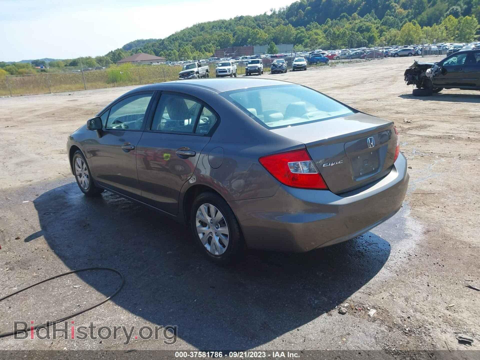 2012 HONDA CIVIC - VIN: 19XFB2F50CE327433 - Фото 3