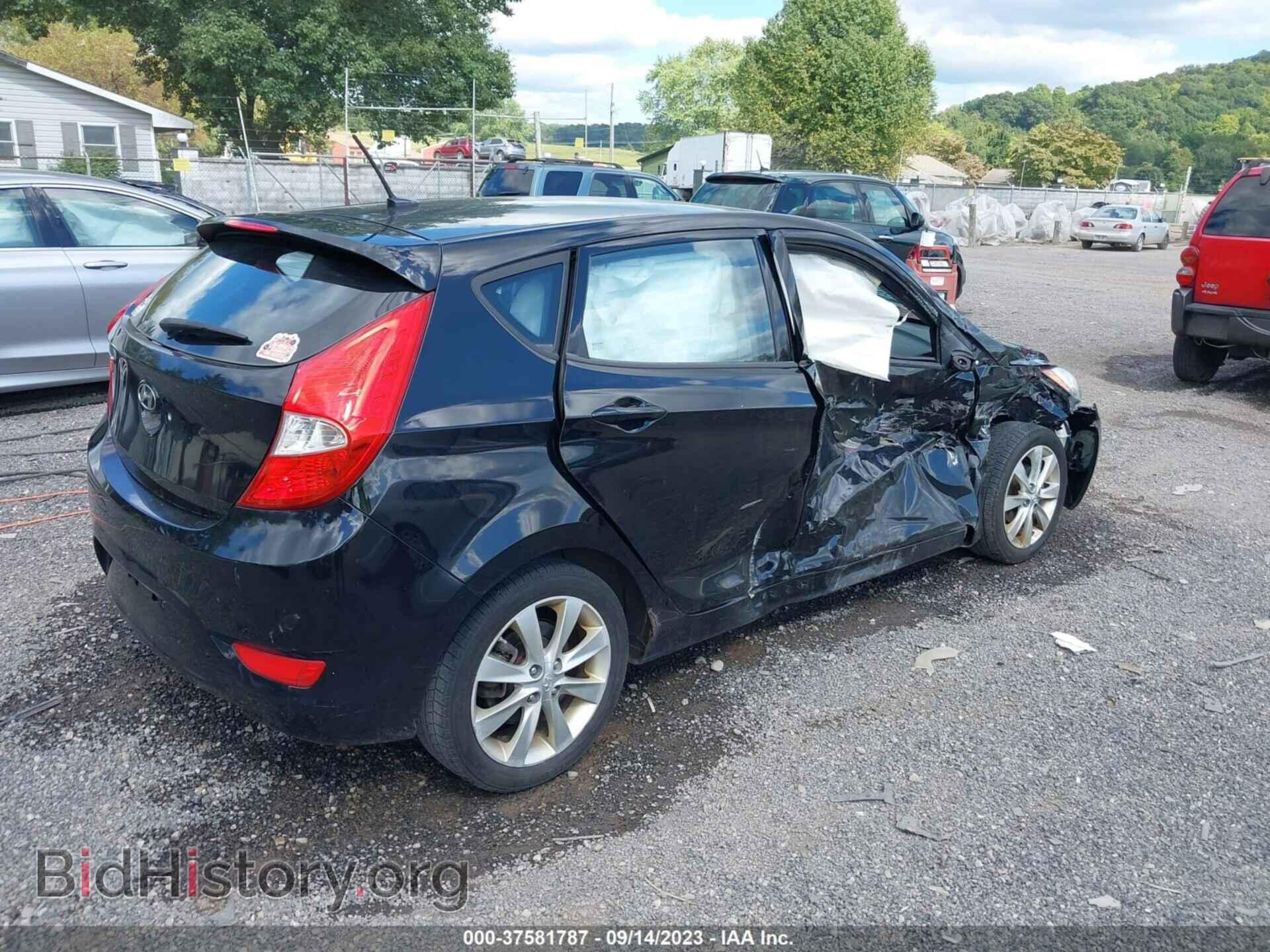 2012 HYUNDAI ACCENT - VIN: KMHCU5AEXCU022606 - Photo 4