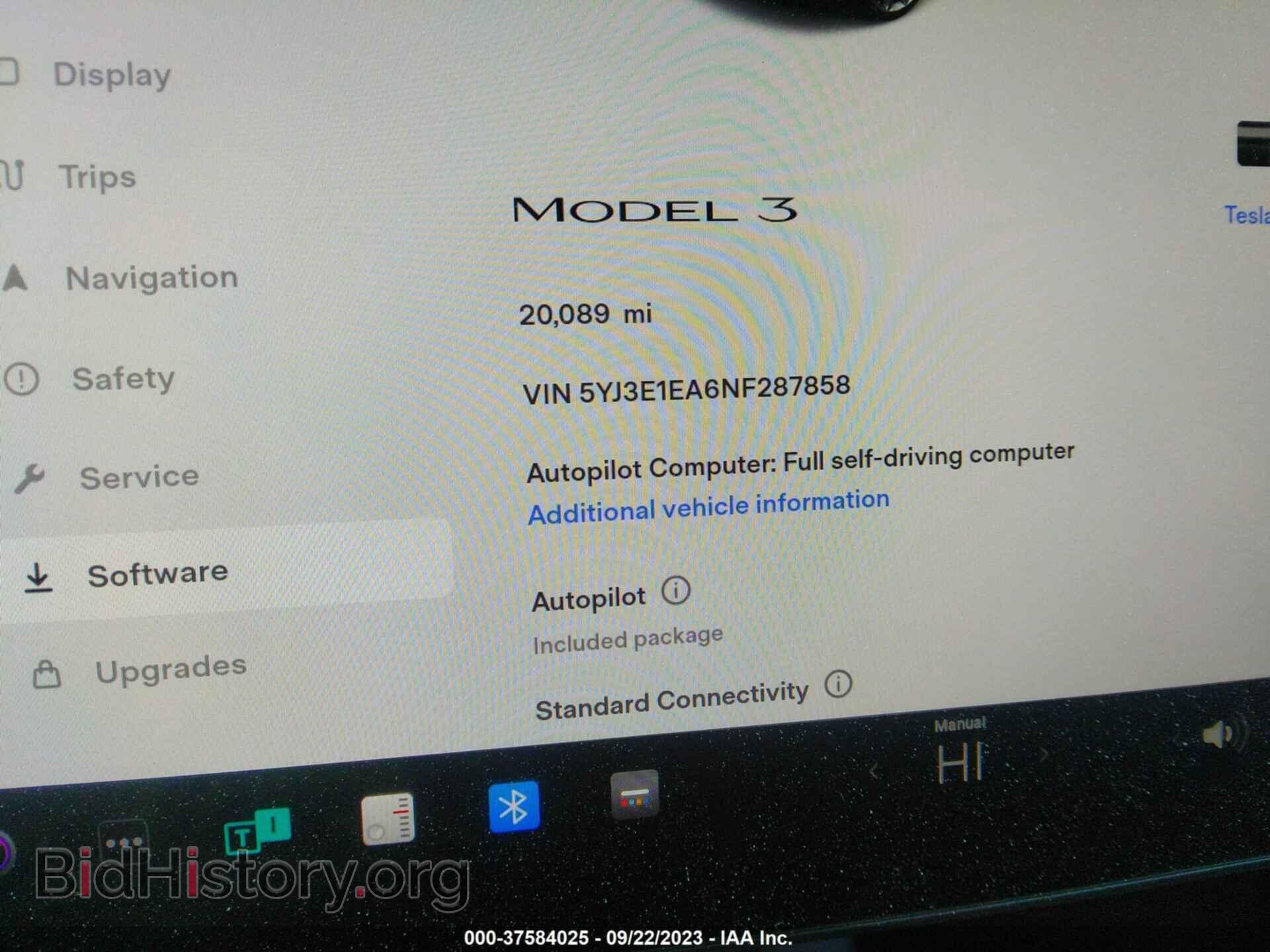 2022 TESLA MODEL 3 - VIN: 5YJ3E1EA6NF287858 - Photo 7