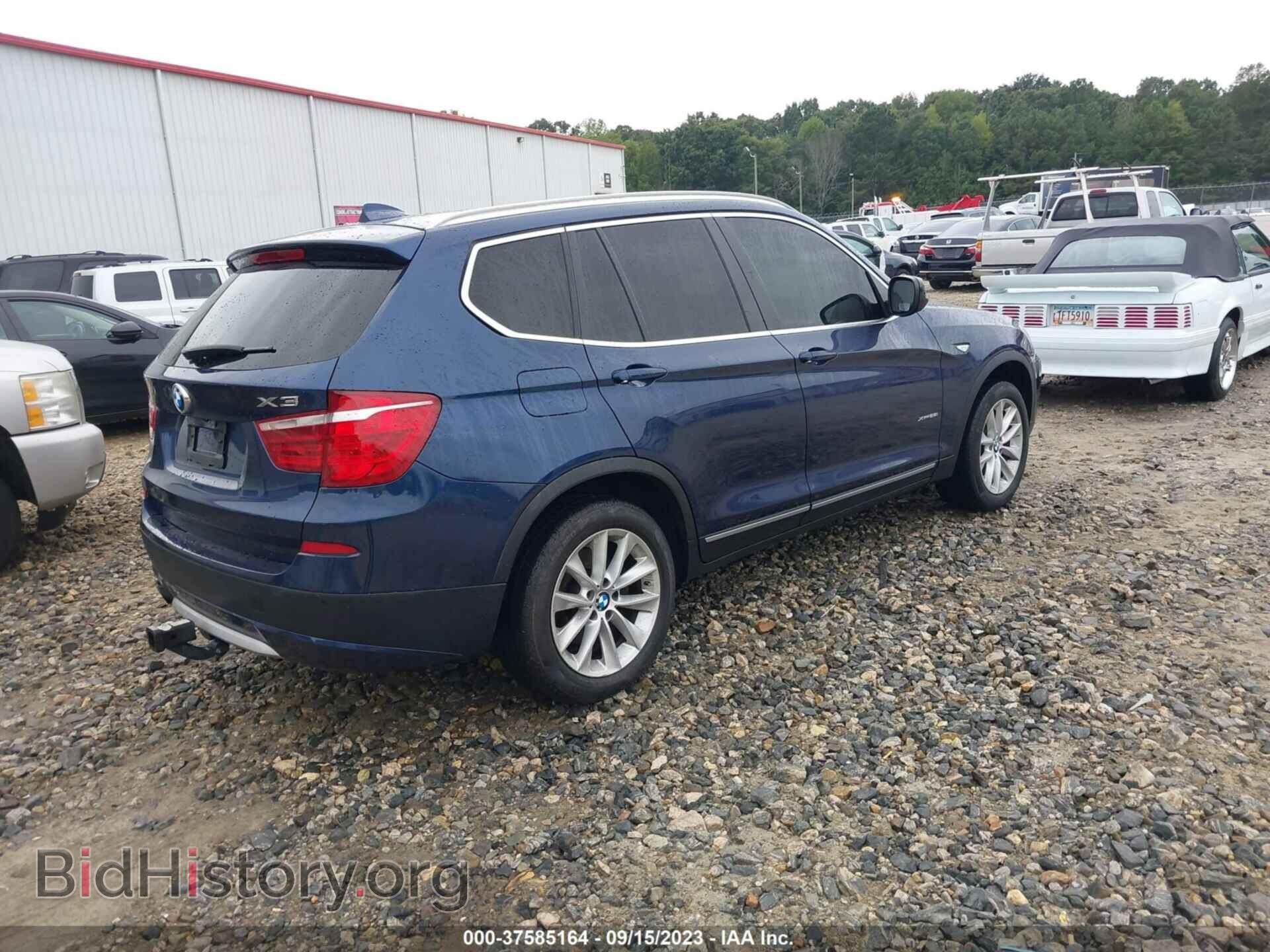 2013 BMW X3 - VIN: 5UXWX9C51D0A27006 - Фото 4