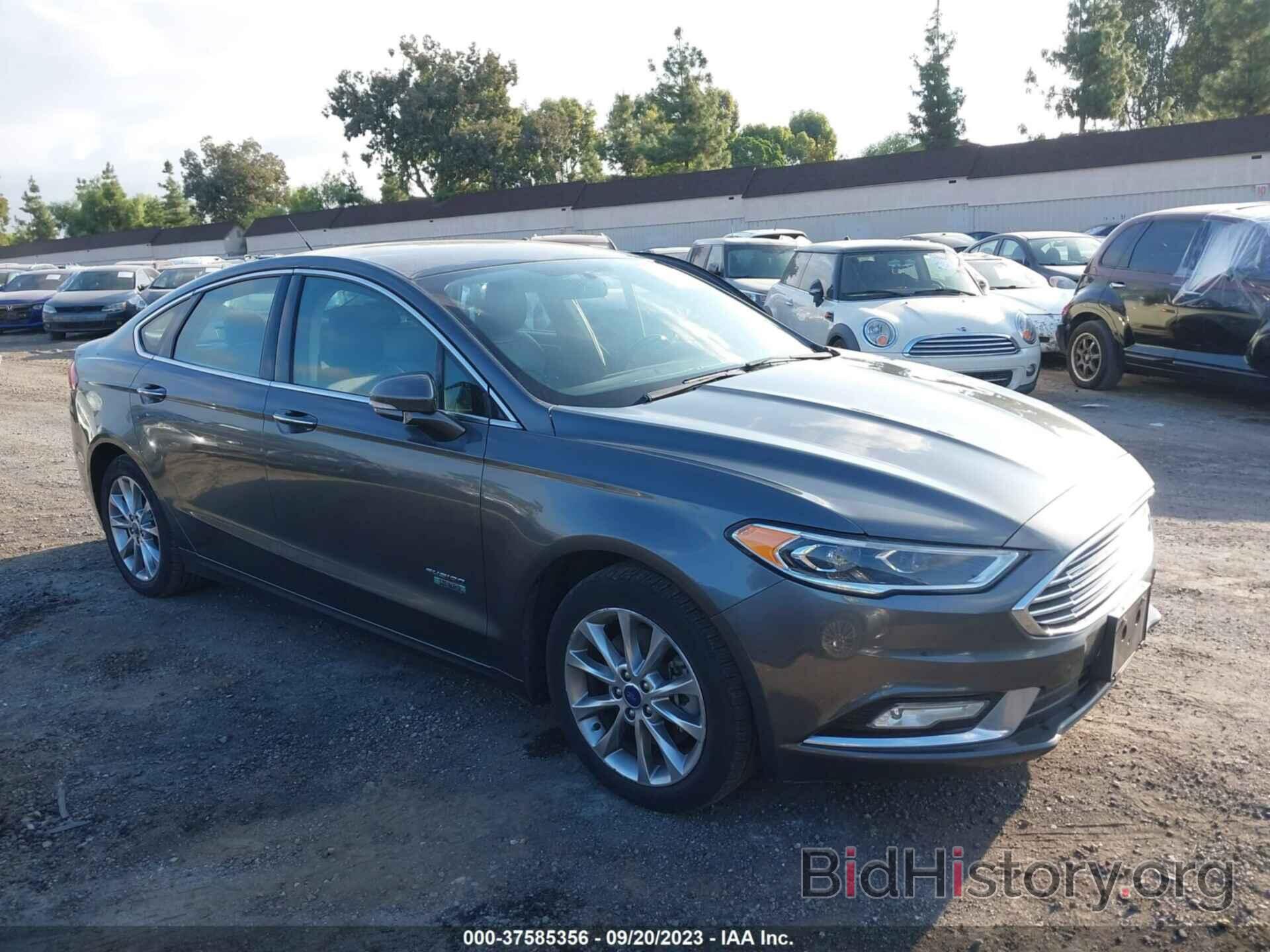 Фотография 3FA6P0PU6HR313330 - FORD FUSION ENERGI 2017