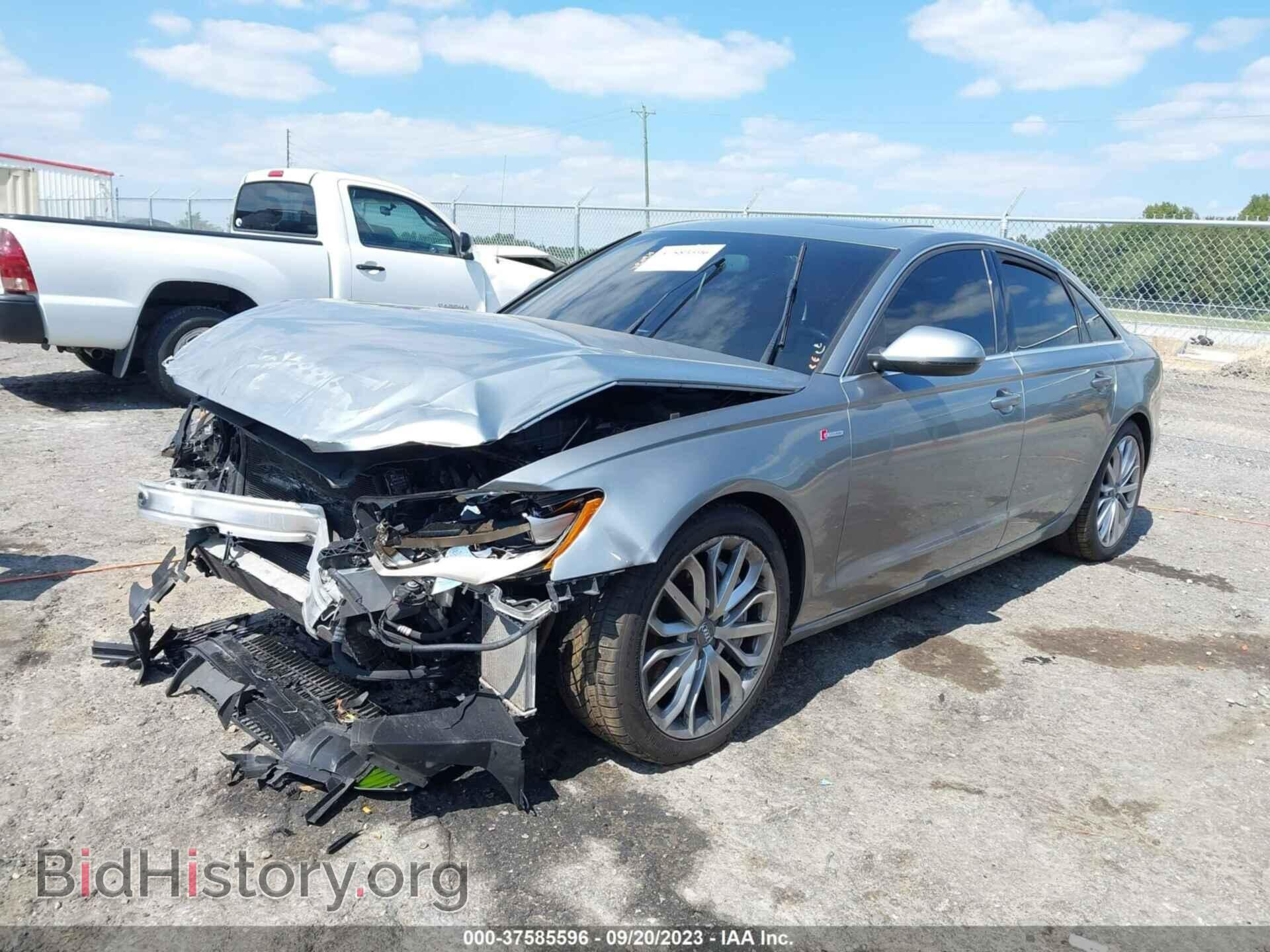 2012 AUDI A6 - VIN: WAUGGAFC1CN088143 - Фото 2