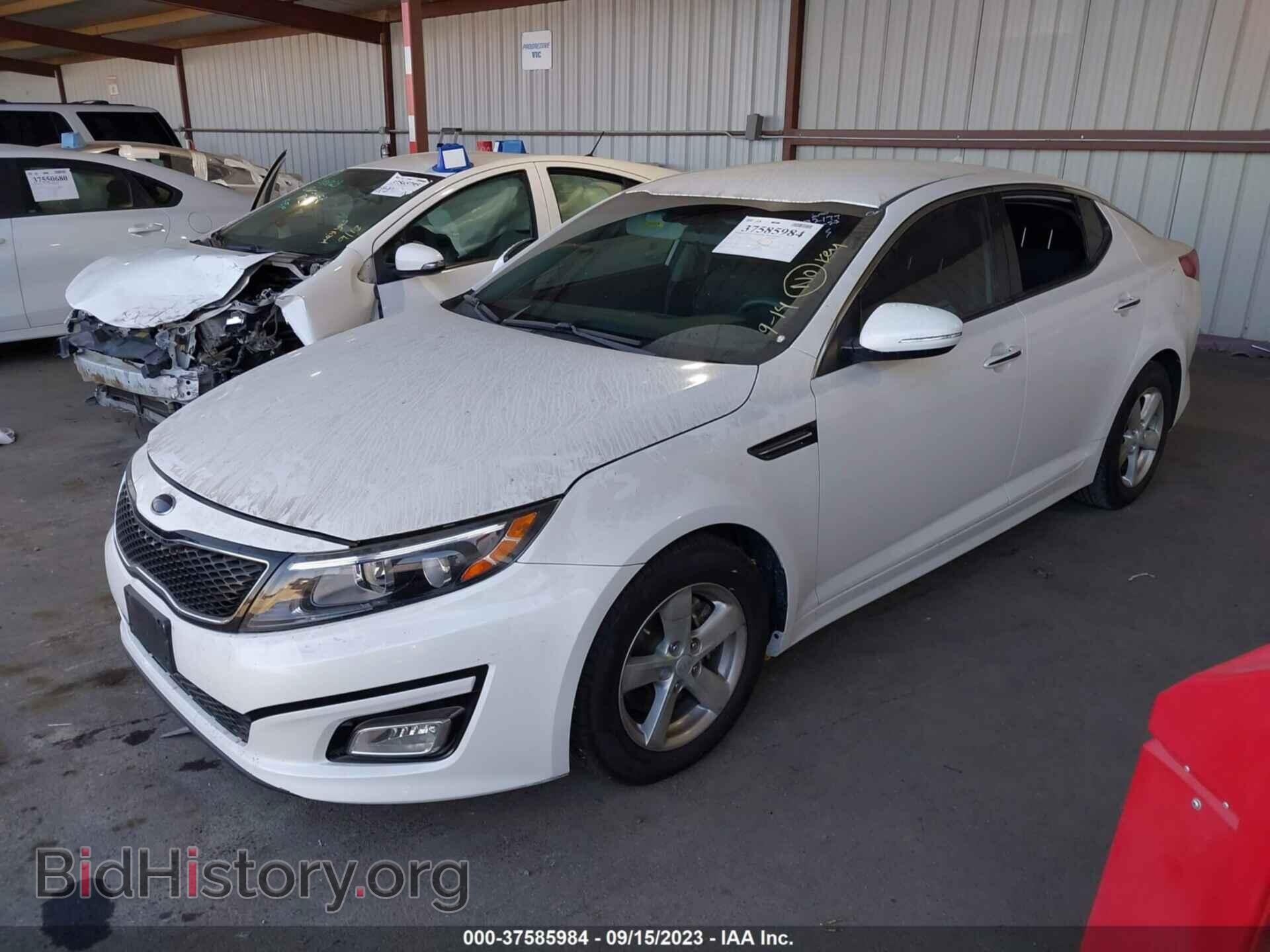 2015 KIA OPTIMA - VIN: KNAGM4A75F5663868 - Фото 2