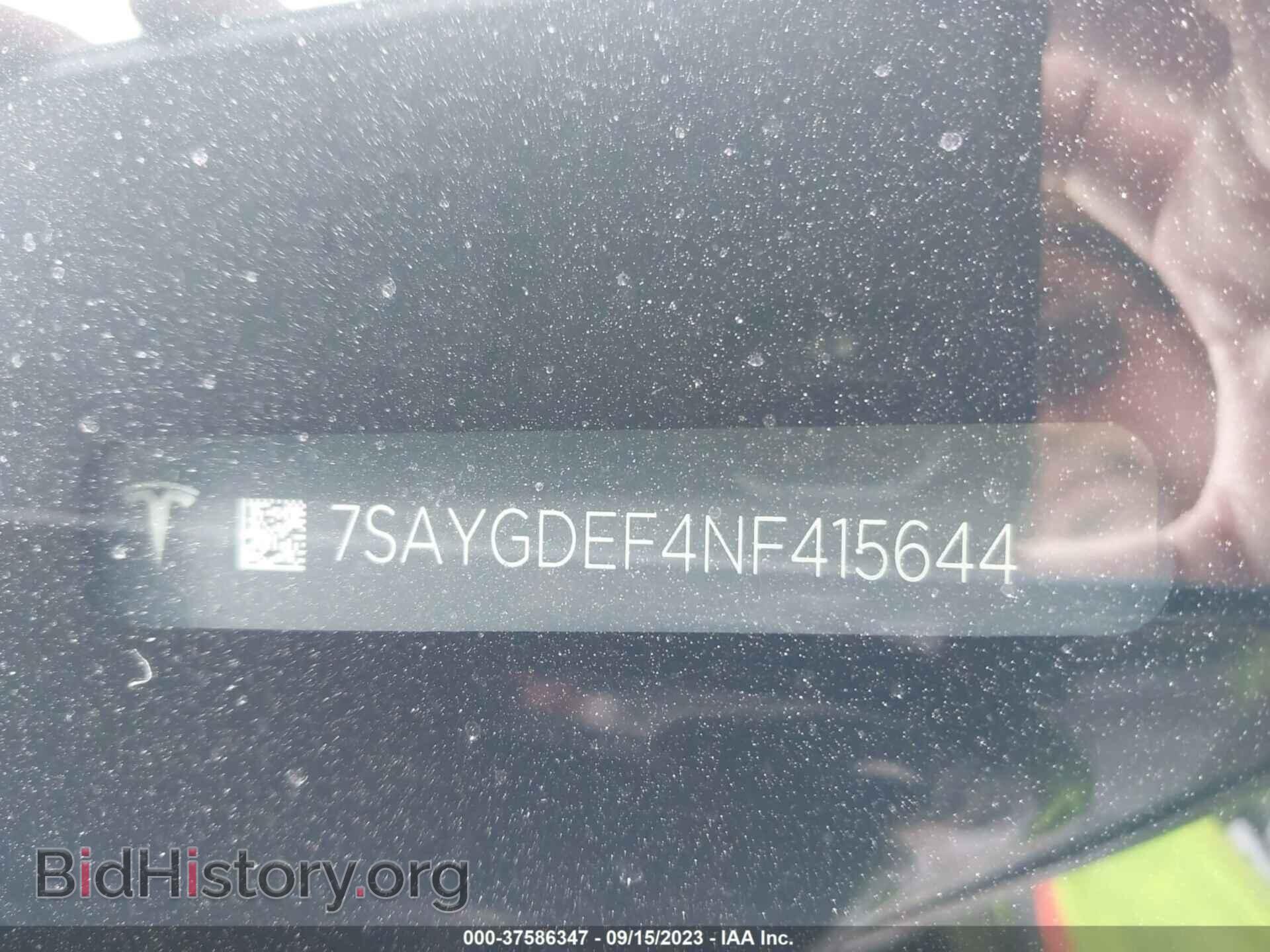 2022 TESLA MODEL Y - VIN: 7SAYGDEF4NF415644 - Photo 9