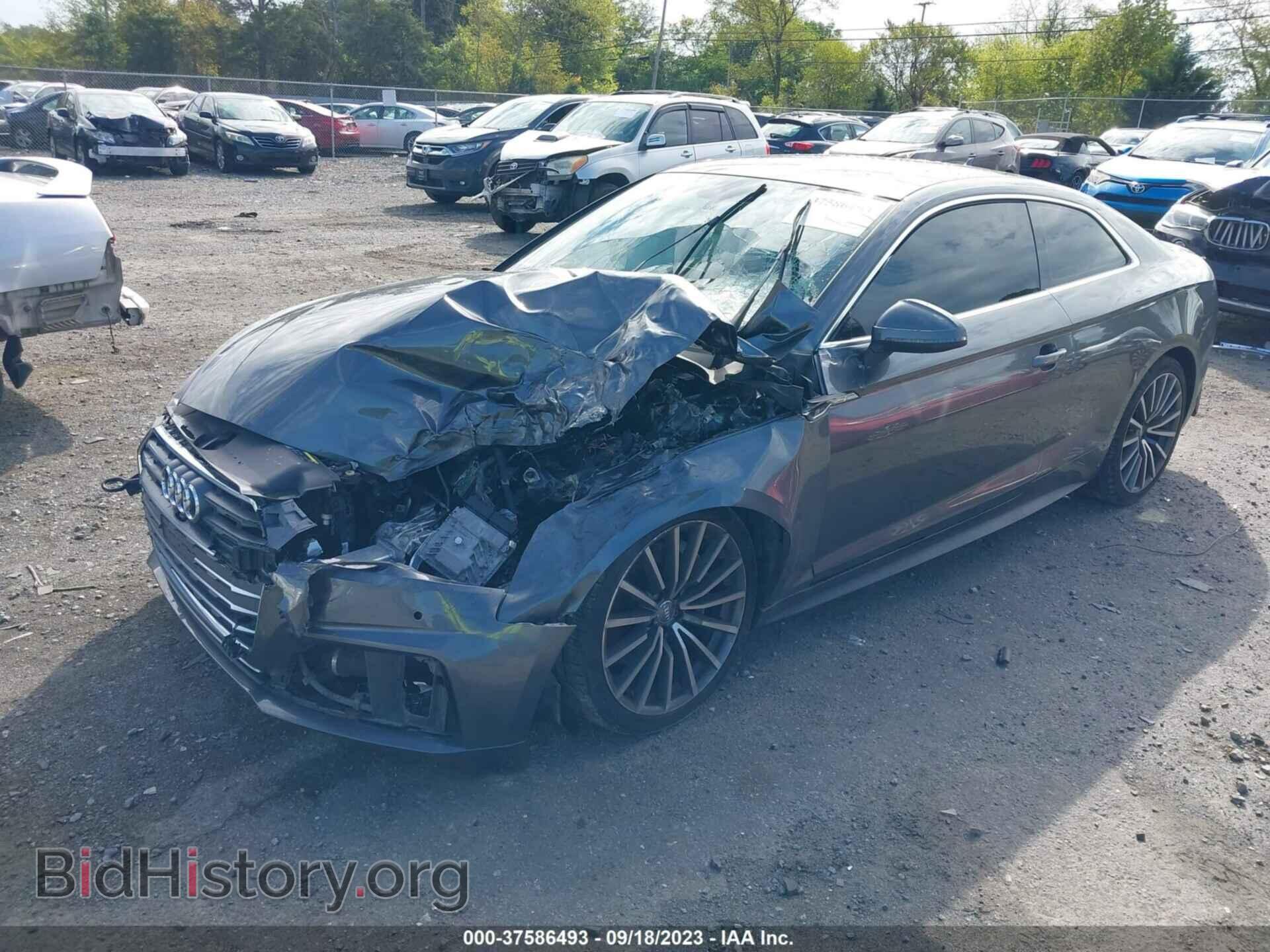 2018 AUDI A5 - VIN: WAUUNAF58JA002387 - Фото 2