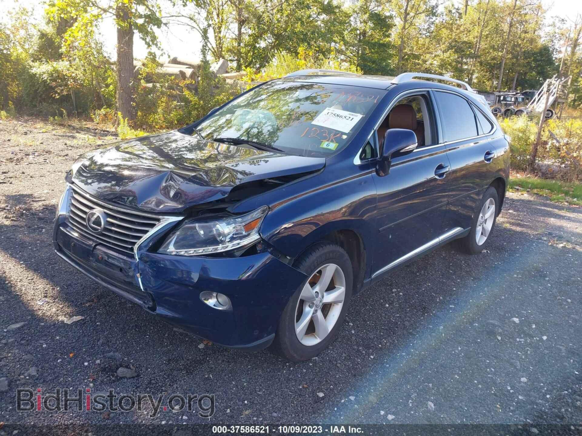 2013 LEXUS RX 350 - VIN: 2T2BK1BAXDC204231 - Фото 2