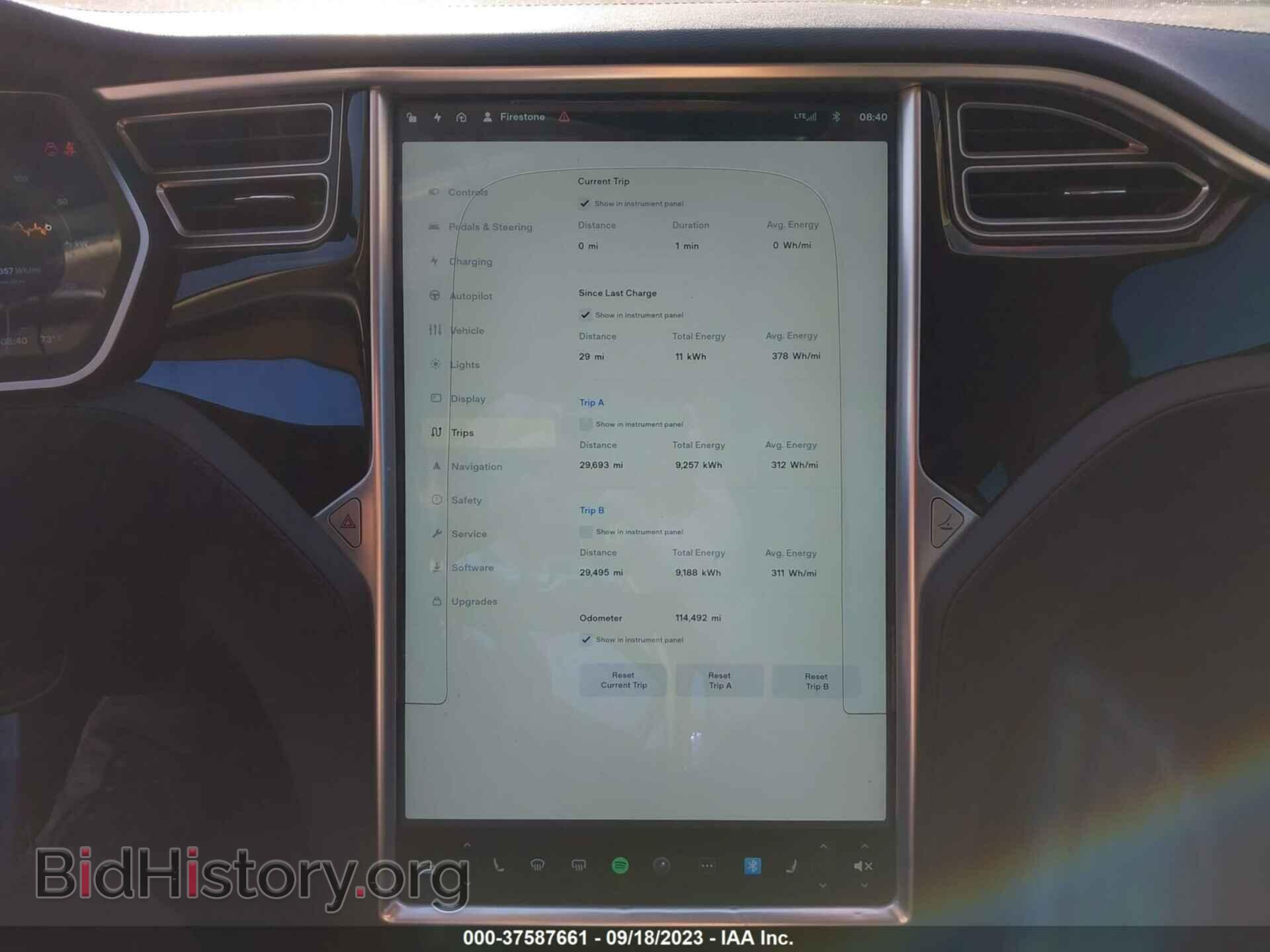 2015 TESLA MODEL S - VIN: 5YJSA1E24FF108556 - Фото 18