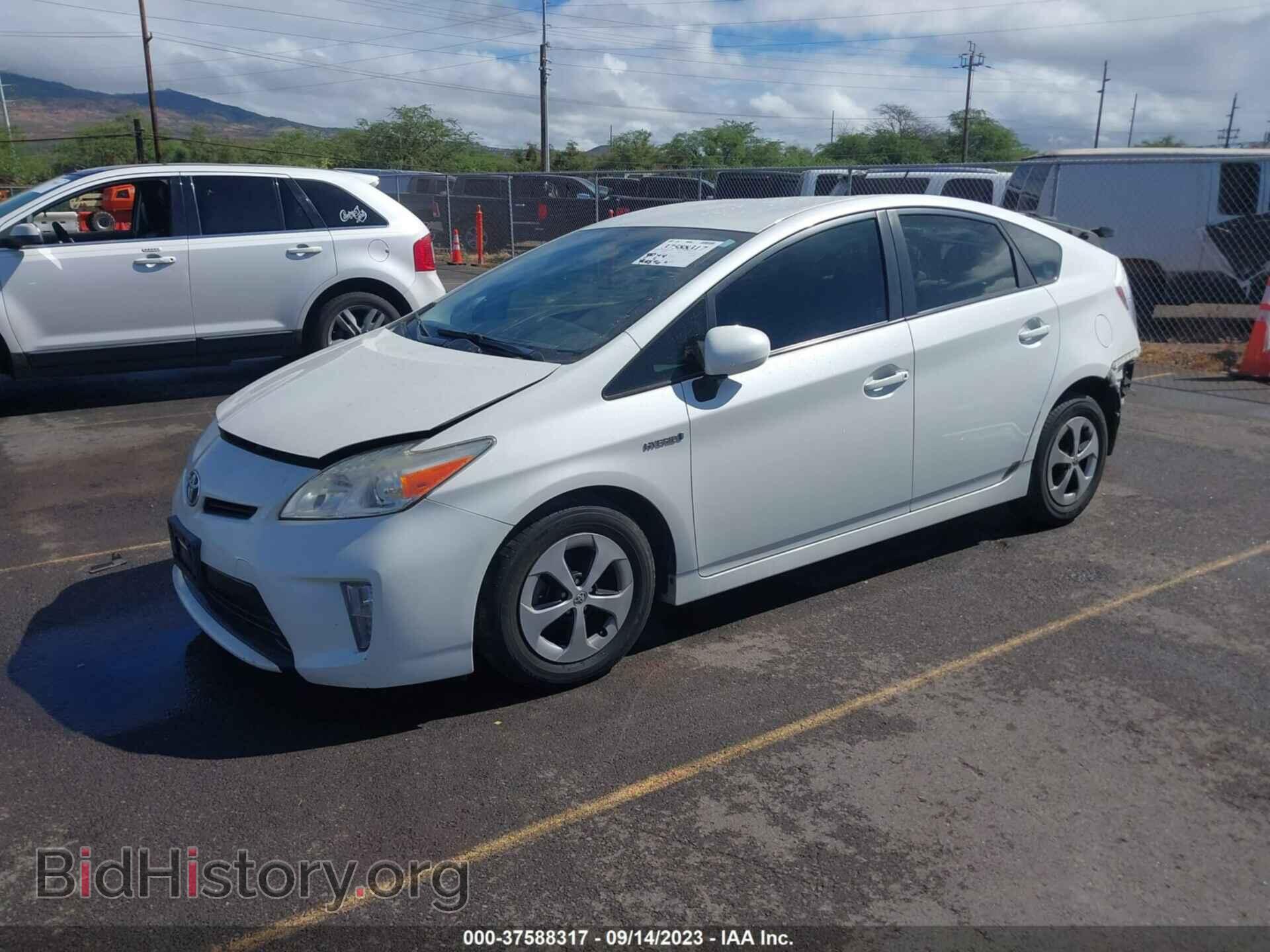 2014 TOYOTA PRIUS - VIN: JTDKN3DU3E0368429 - Фото 2