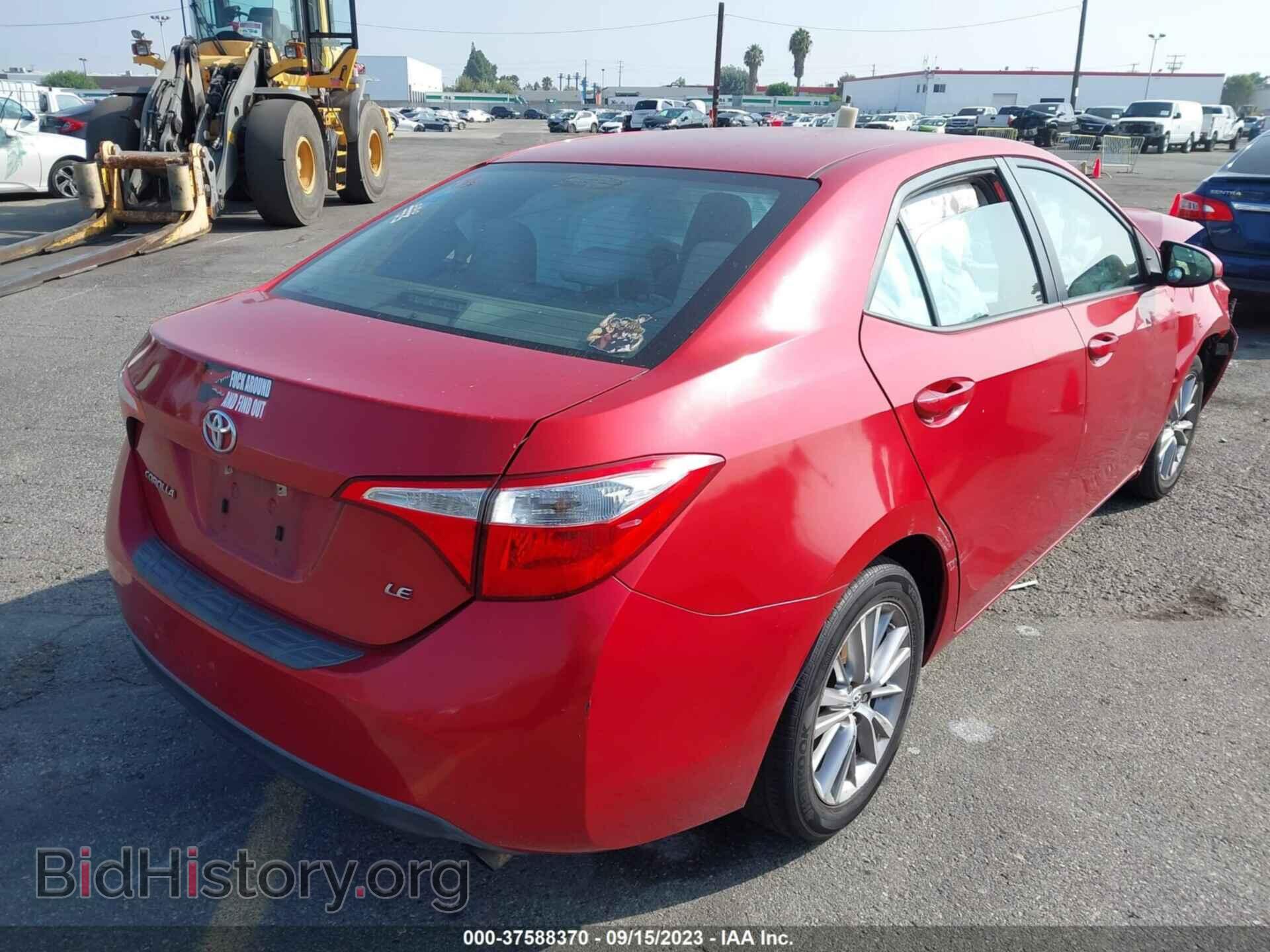 2014 TOYOTA COROLLA - VIN: 5YFBURHE8EP068948 - Photo 4