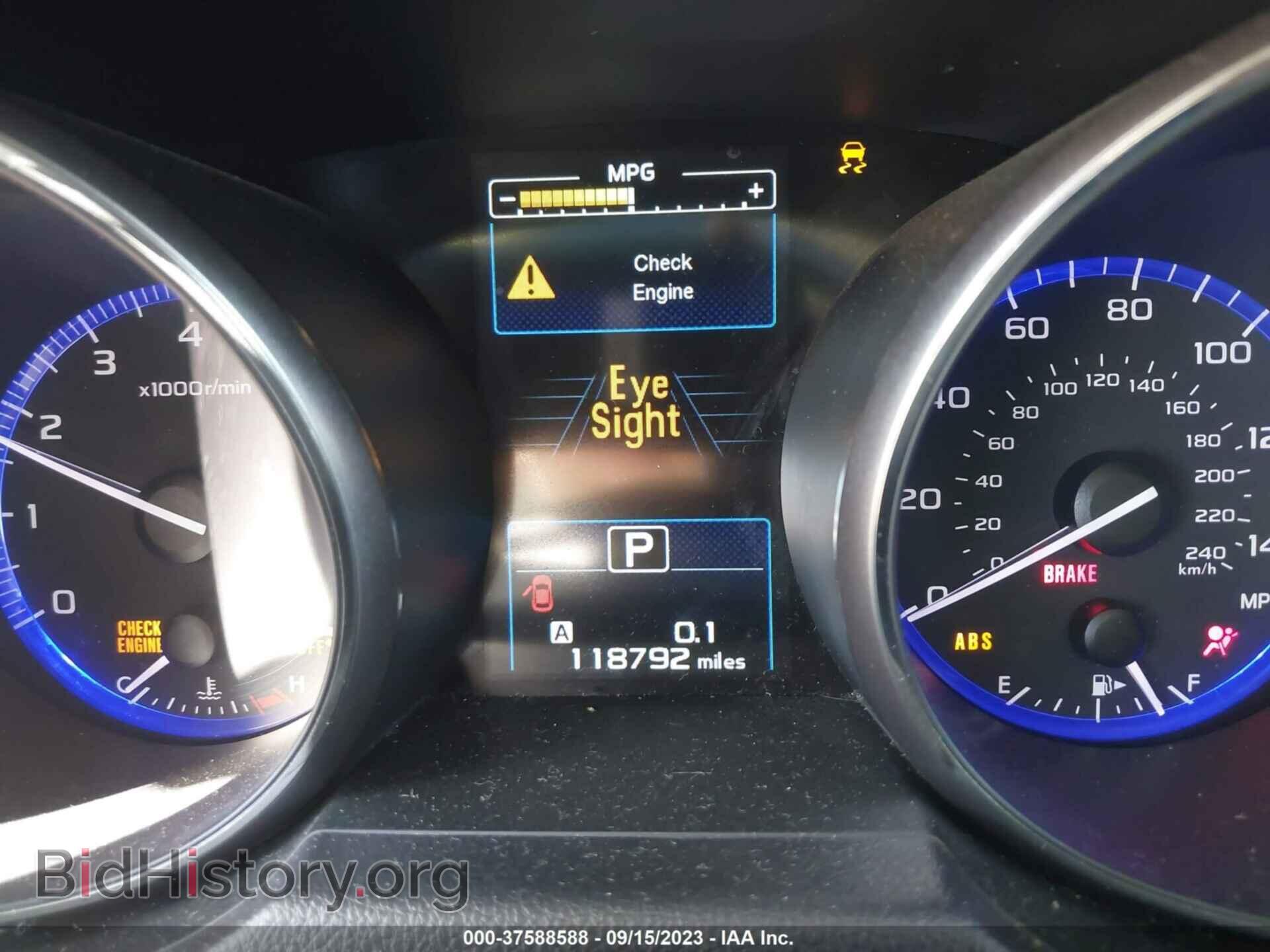 2016 SUBARU OUTBACK - VIN: 4S4BSBNC8G3213655 - Фото 7