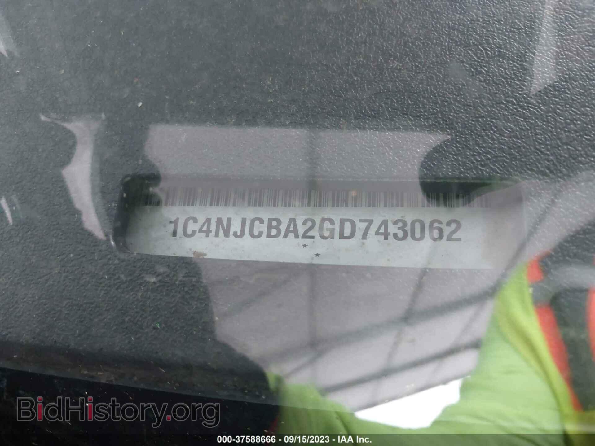2016 JEEP COMPASS - VIN: 1C4NJCBA2GD743062 - Фото 9
