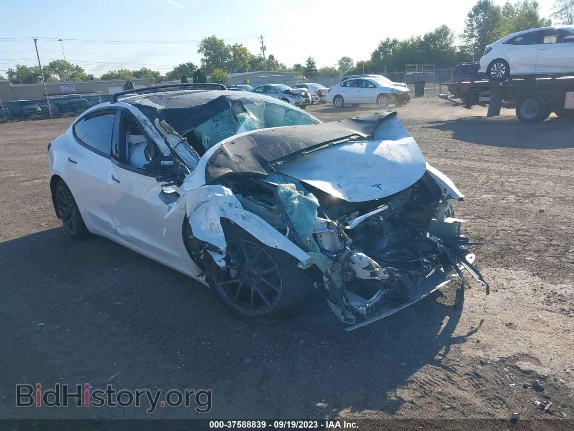 Фотография 5YJ3E1EB8MF013052 - TESLA MODEL 3 2021