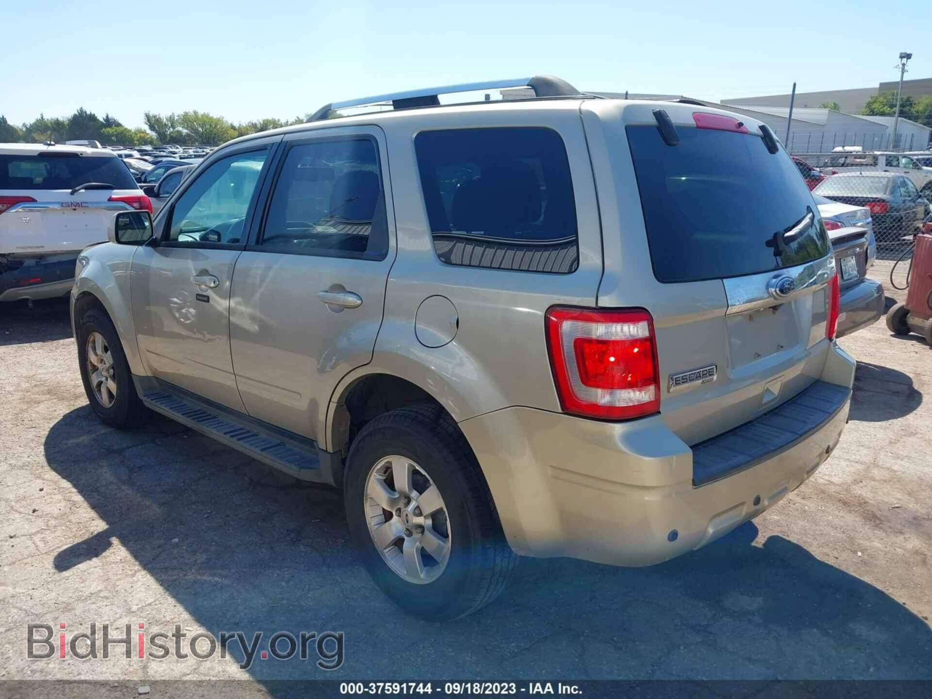 2010 FORD ESCAPE - VIN: 1FMCU9E77AKA72097 - Фото 3