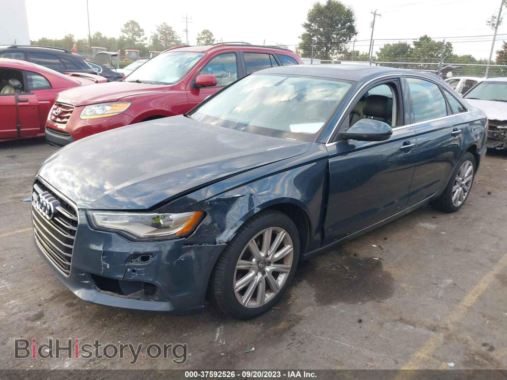 2013 AUDI A6 - VIN: WAUGFAFC4DN081675 - Фото 2