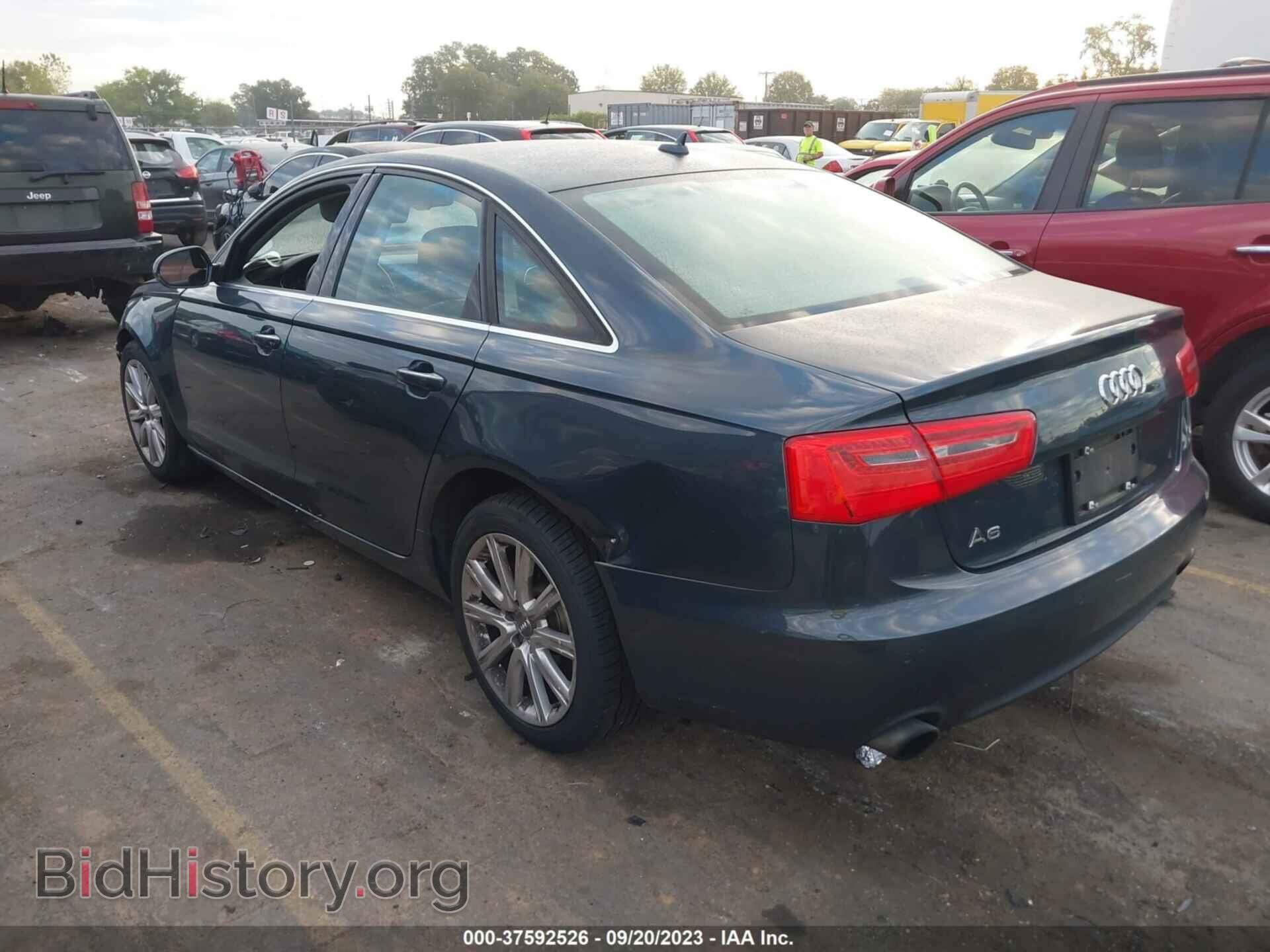 2013 AUDI A6 - VIN: WAUGFAFC4DN081675 - Фото 3