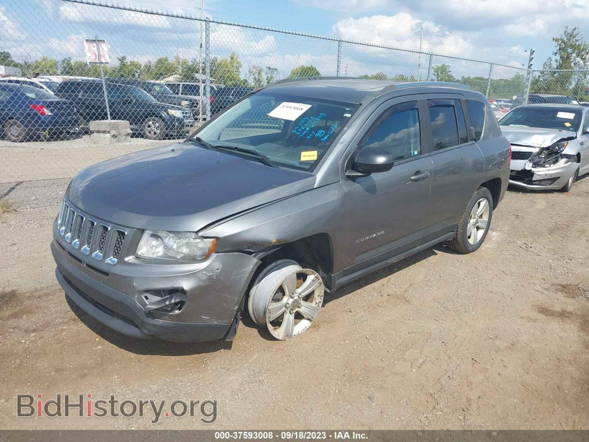2012 JEEP COMPASS - VIN: 1C4NJDEB3CD675343 - Фото 2