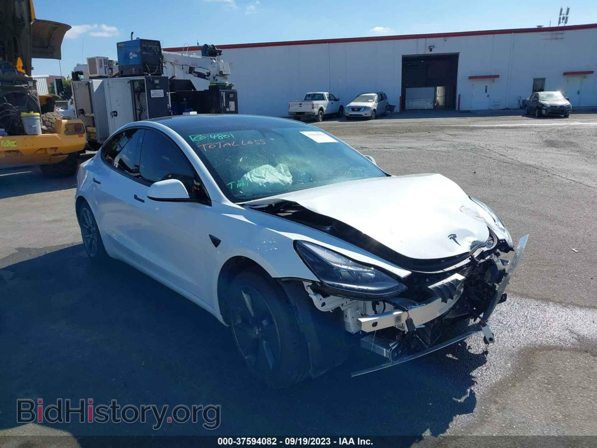 Фотография 5YJ3E1EA2MF098025 - TESLA MODEL 3 2021