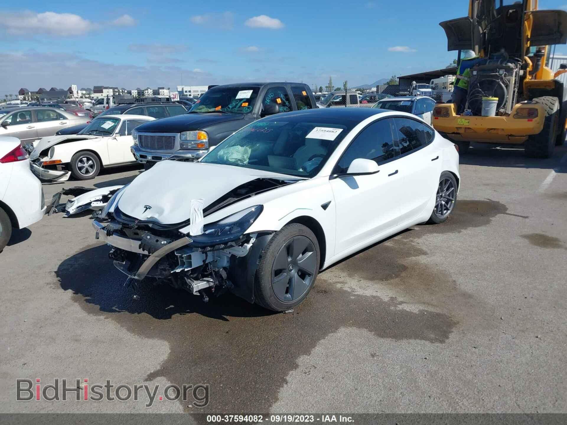 2021 TESLA MODEL 3 - VIN: 5YJ3E1EA2MF098025 - Фото 2