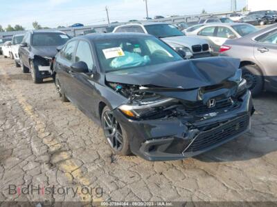 2023 Honda CIVIC Sport, black — VIN 2HGFE2F55PH537030, IAAI