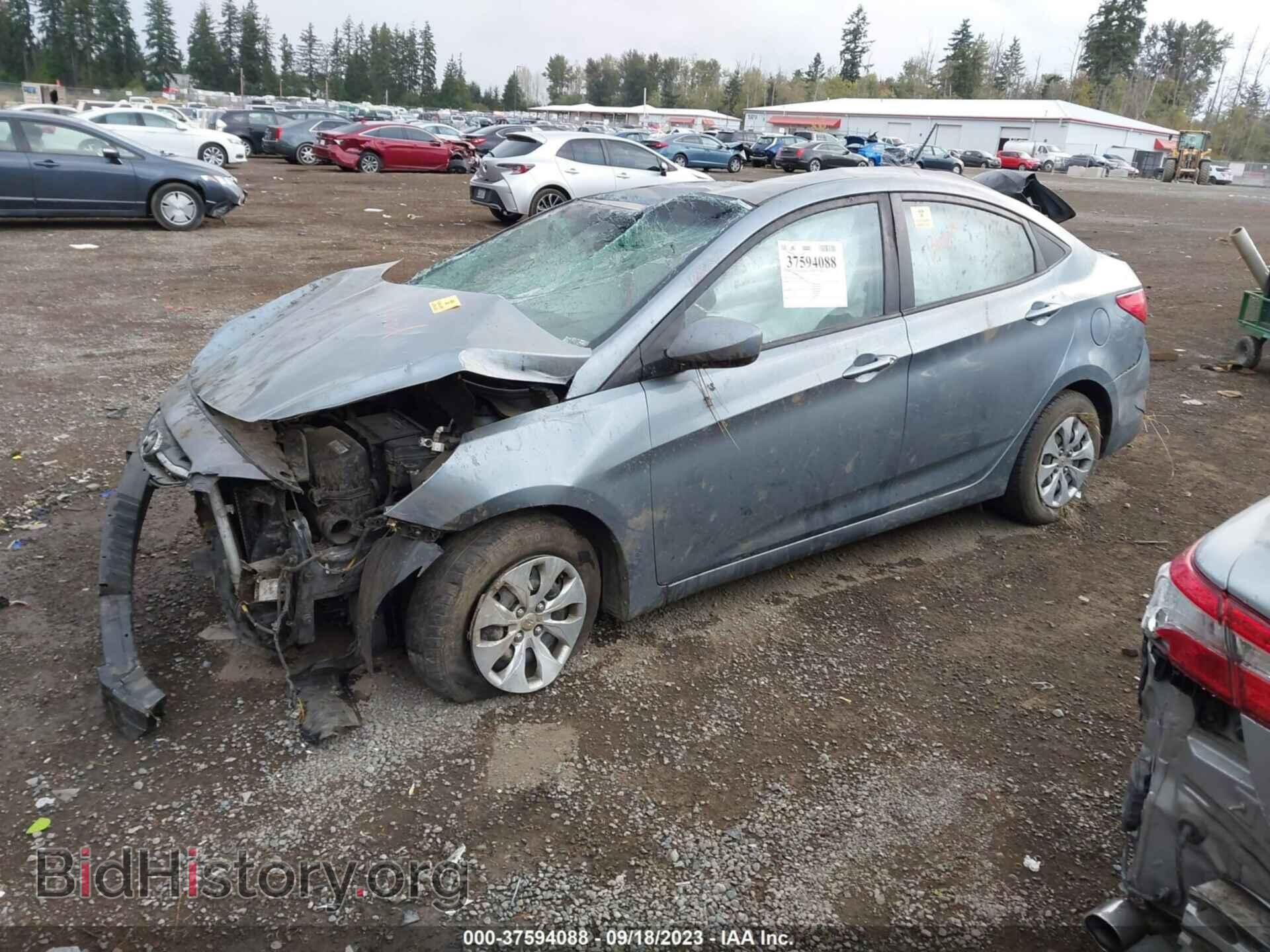 2017 HYUNDAI ACCENT - VIN: KMHCT4AE6HU377955 - Фото 2