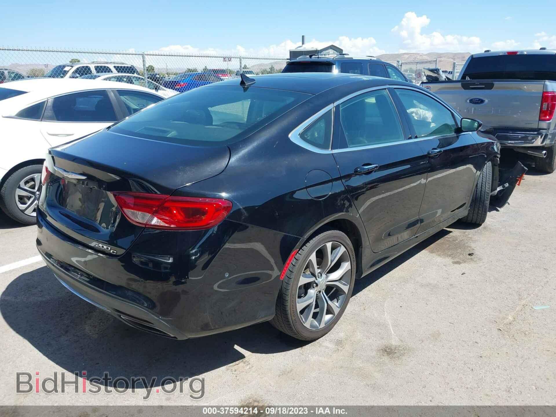 2015 CHRYSLER 200 - VIN: 1C3CCCCGXFN589489 - Фото 4