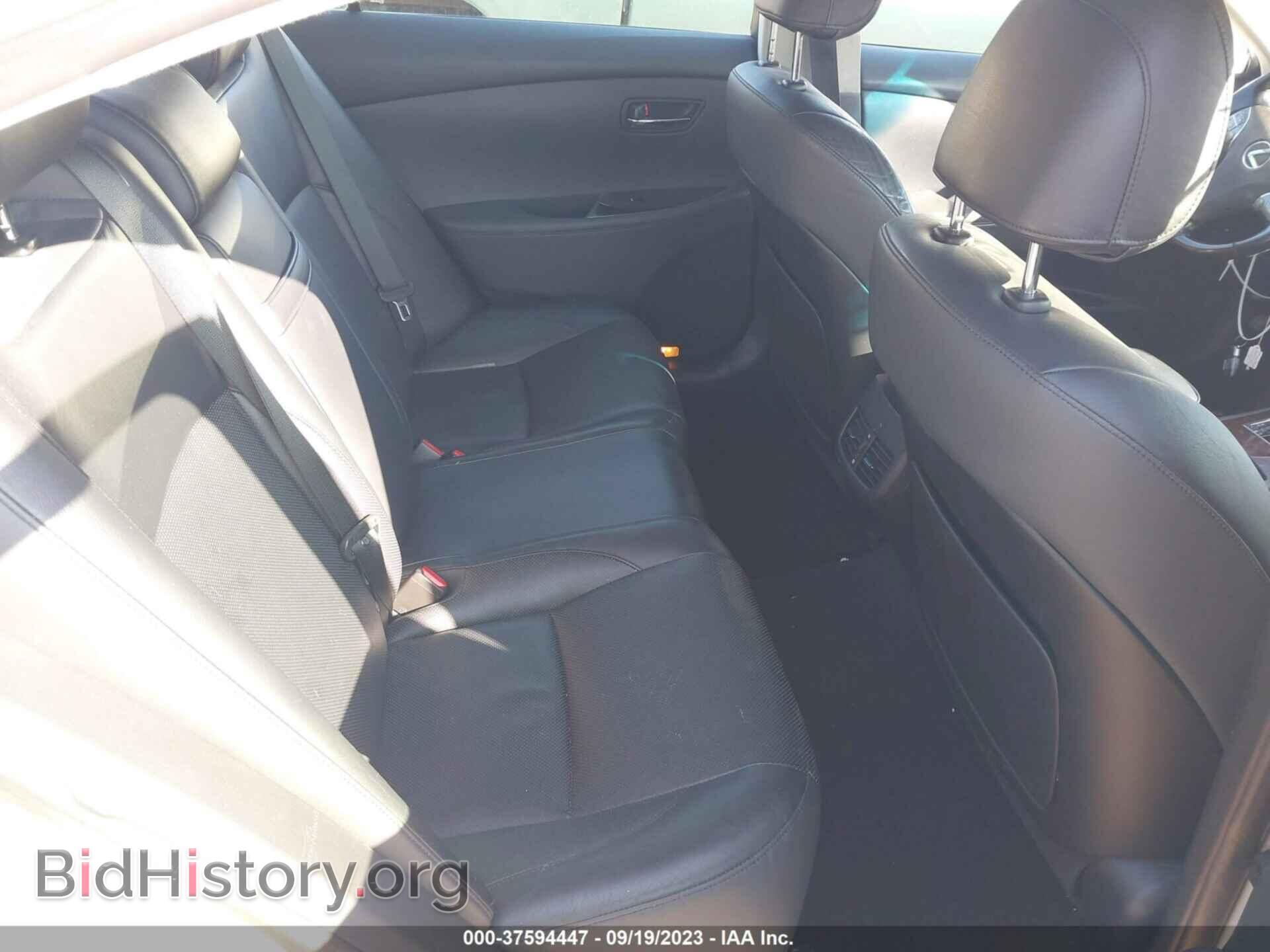 2012 LEXUS ES 350 - VIN: JTHBK1EG8C2480634 - Фото 8